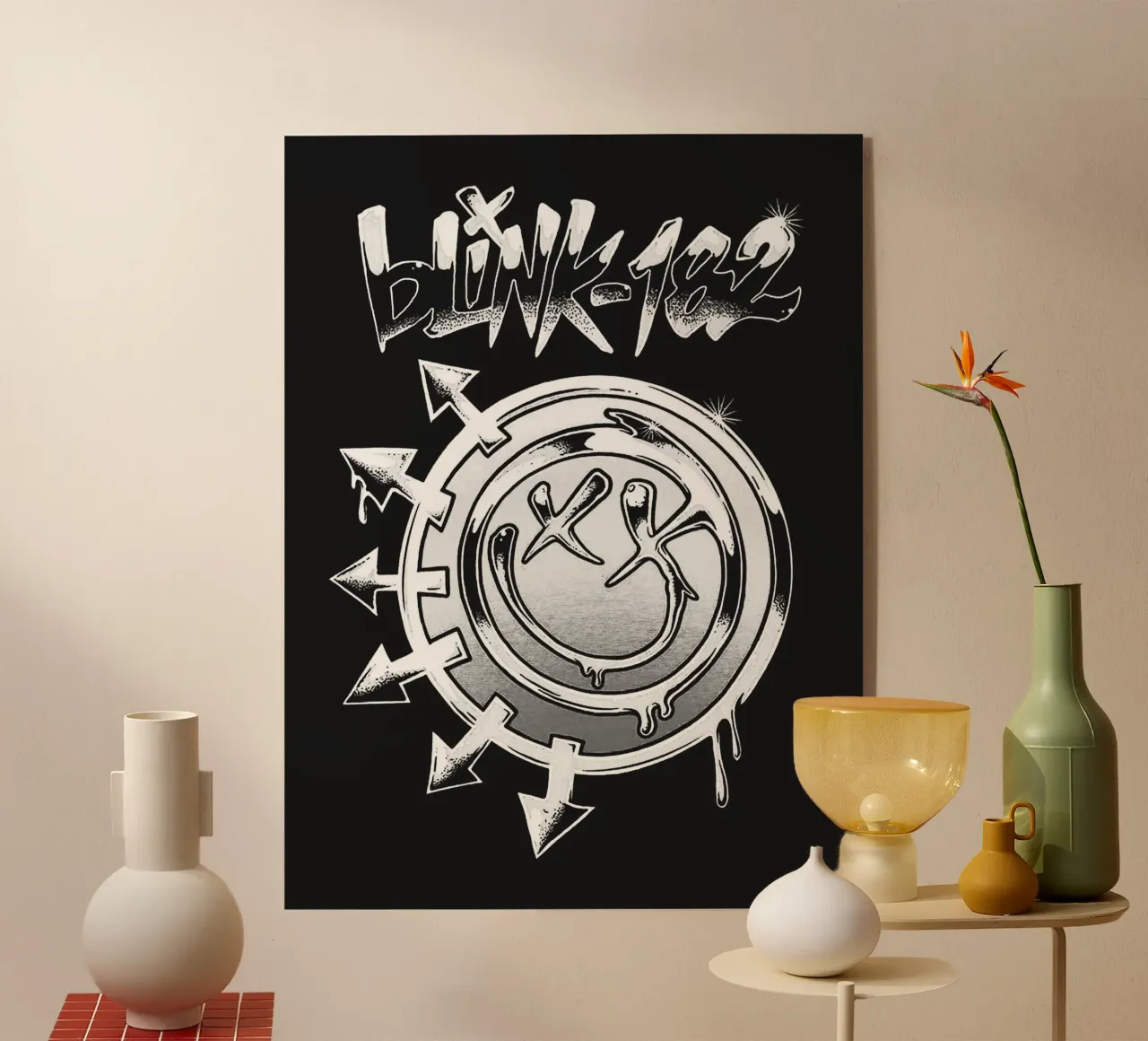Art du groupe Blink-182 plexiglas de vanhesling