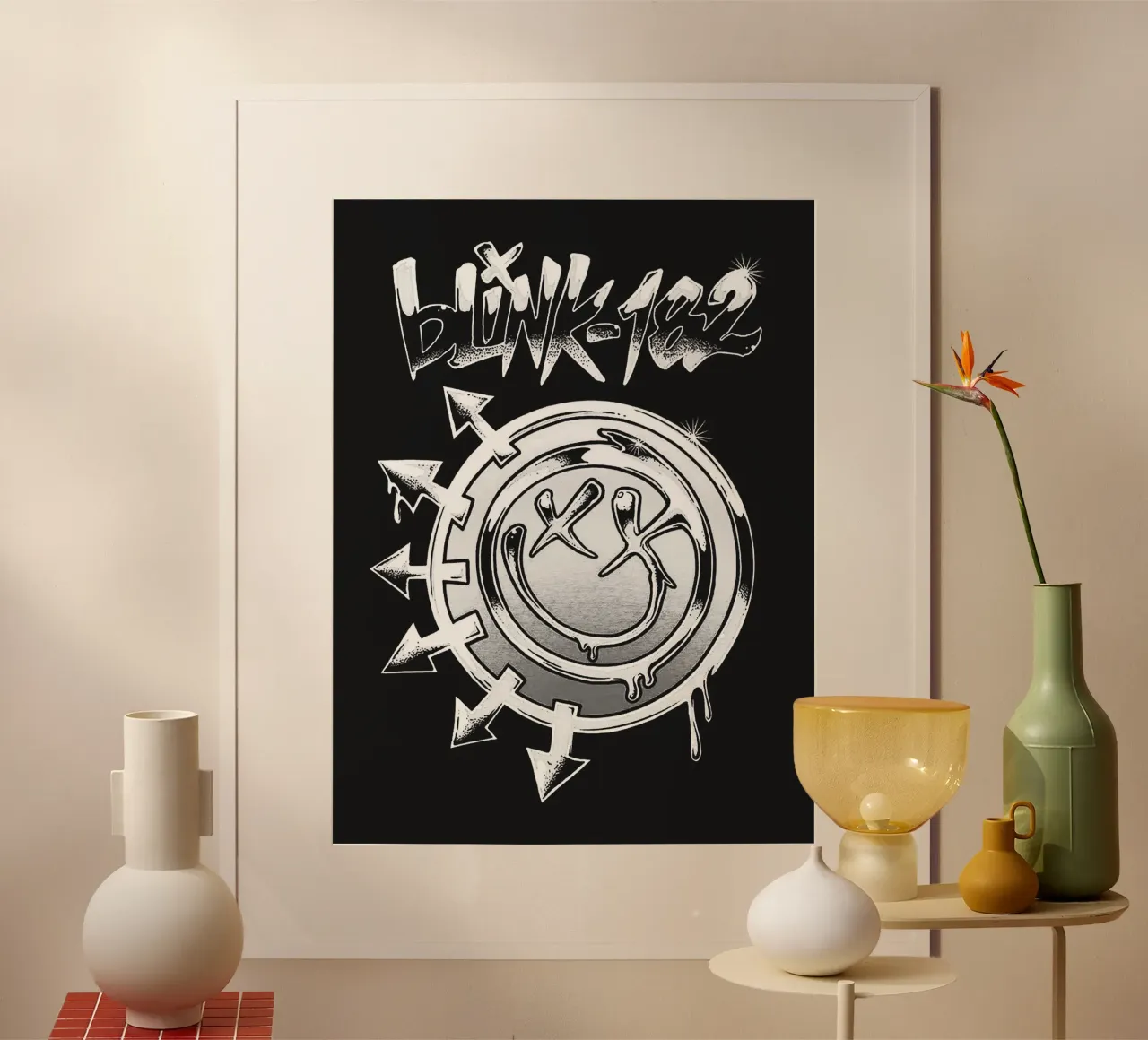 Arte della band Blink-182 carta hahnemühle da vanhesling