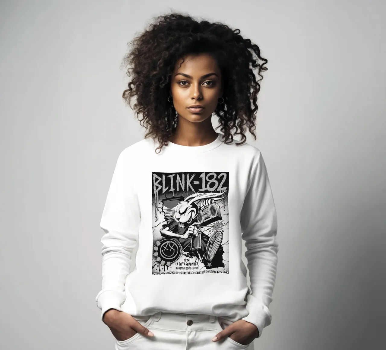 Art du groupe Blink-182 sweat de vanhesling