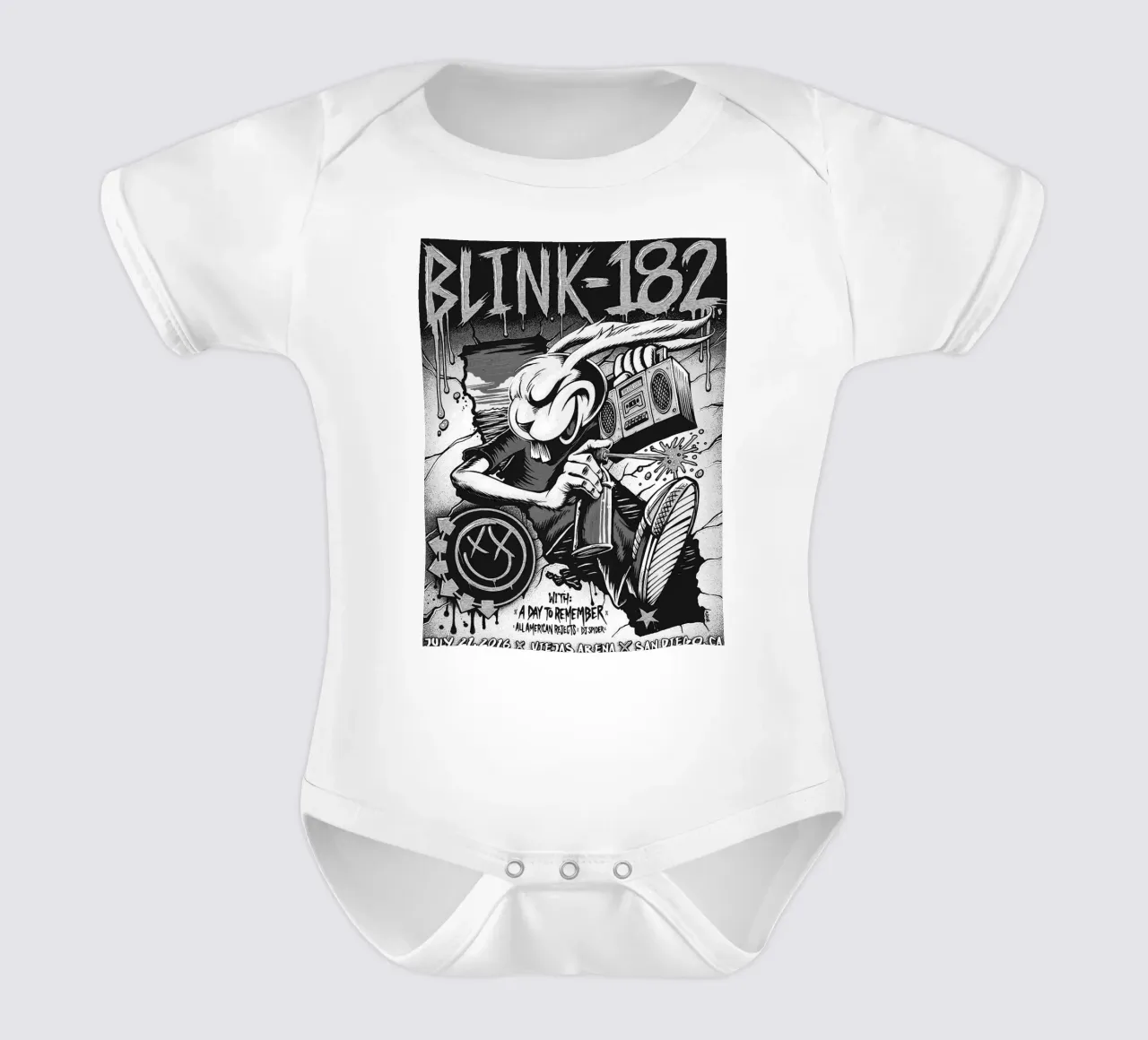 Art du groupe Blink-182 body bébé de vanhesling