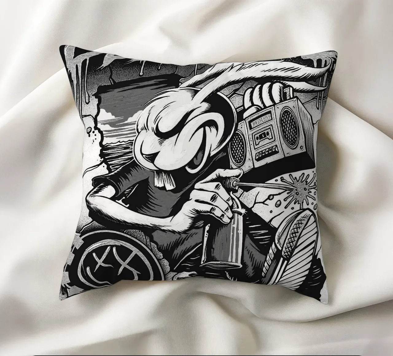 Art du groupe Blink-182 coussin de vanhesling
