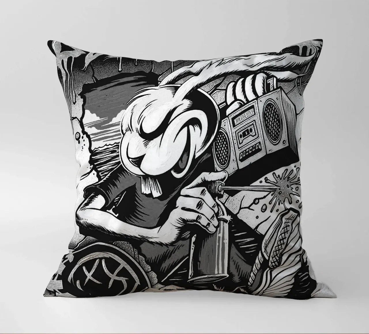 Art du groupe Blink-182 coussin de vanhesling