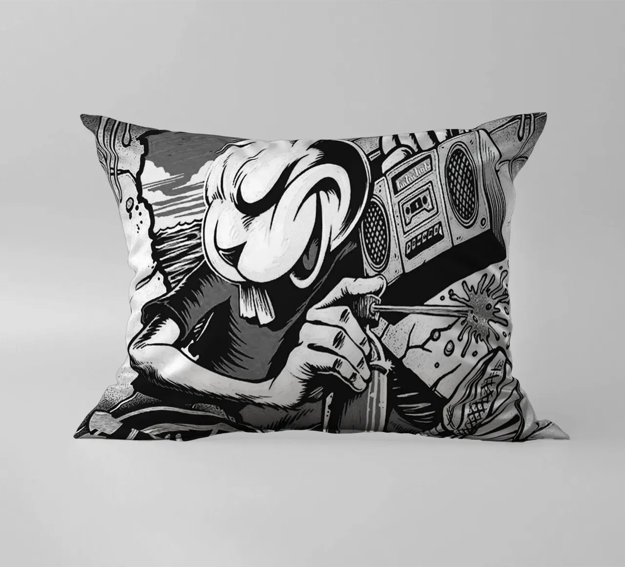 Art du groupe Blink-182 coussin de vanhesling