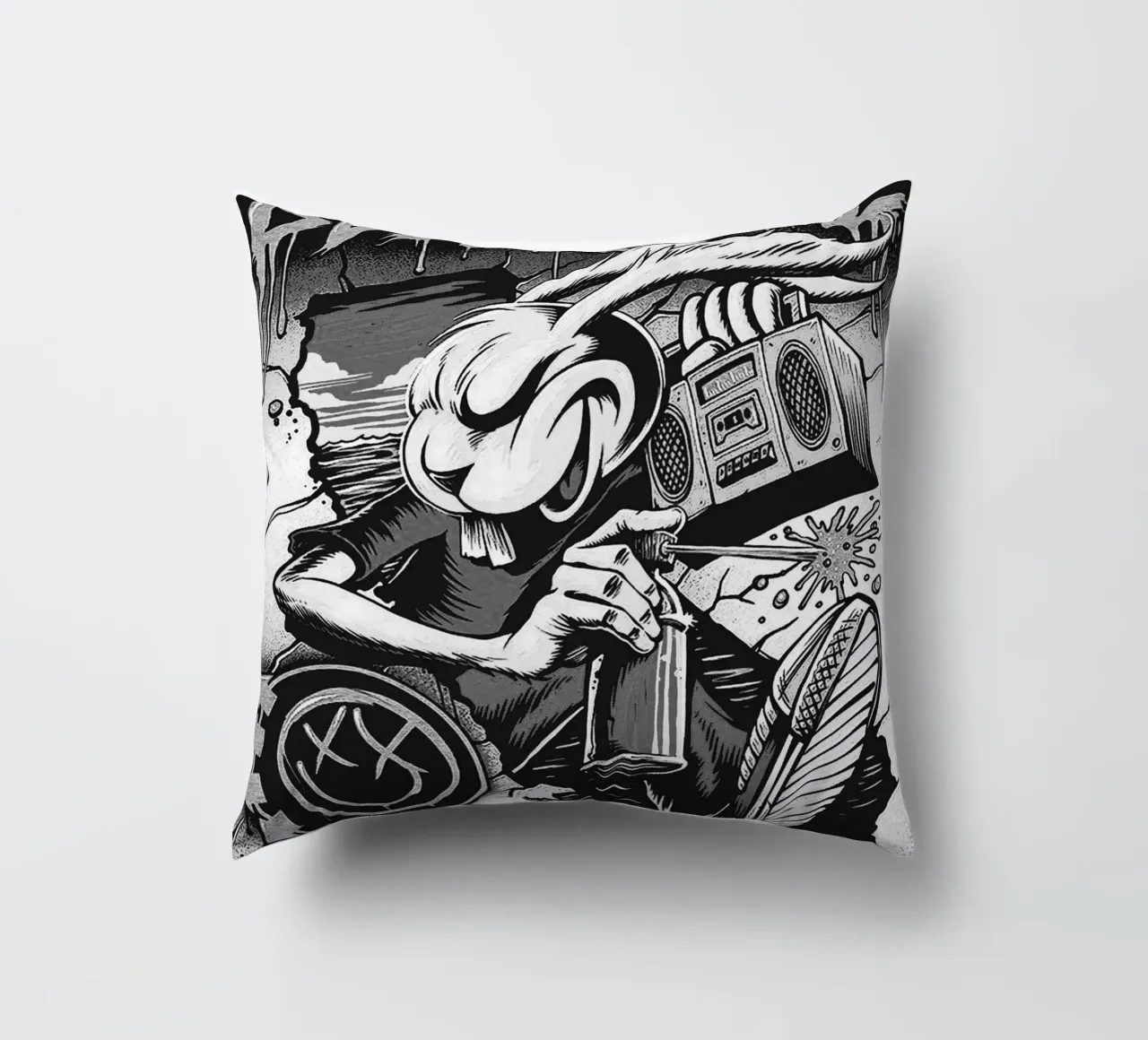 Art du groupe Blink-182 coussin de vanhesling