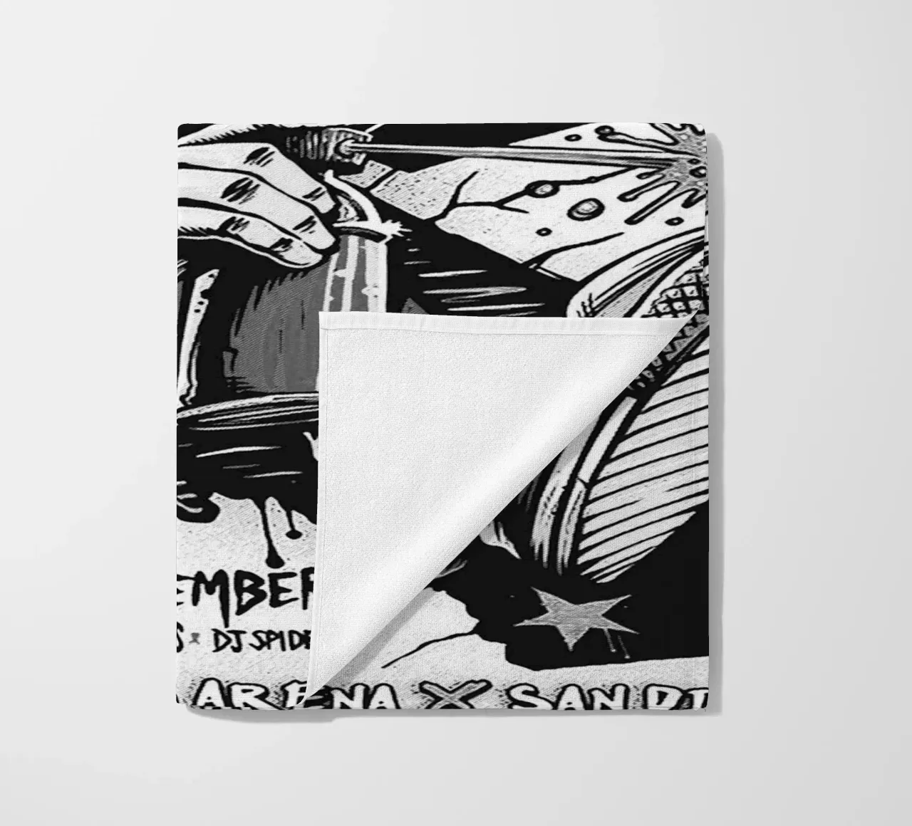 Art du groupe Blink-182 serviette de plage de vanhesling