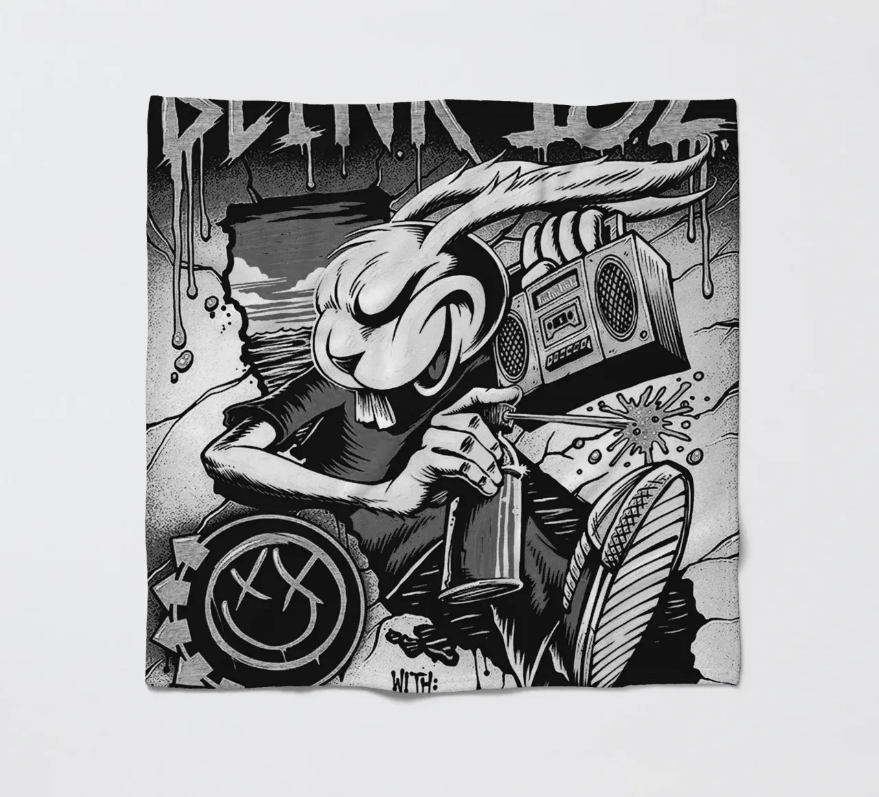 Blink-182-Bandgrafik Fleecedecke von vanhesling