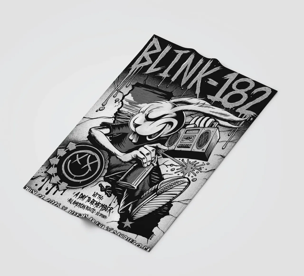 Blink-182-Bandgrafik Fleecedecke von vanhesling