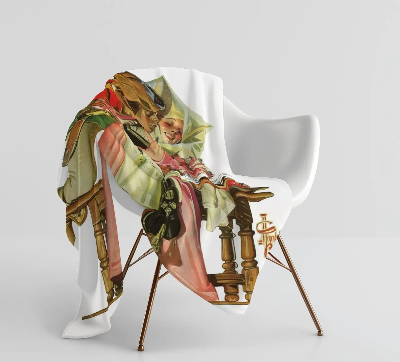 JCL 011 coperta in pile da JC Leyendecker