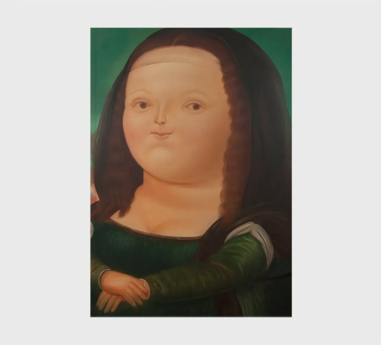 Mona Lisa by Fernando Botero notebook by Classic Art Prints