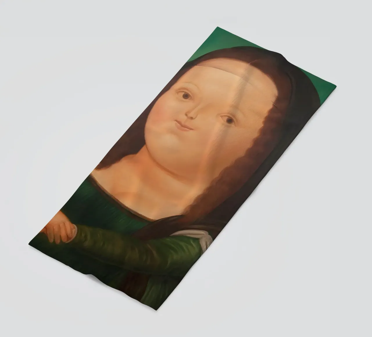 Monna Lisa di Fernando Botero telo mare da Classic Art Prints