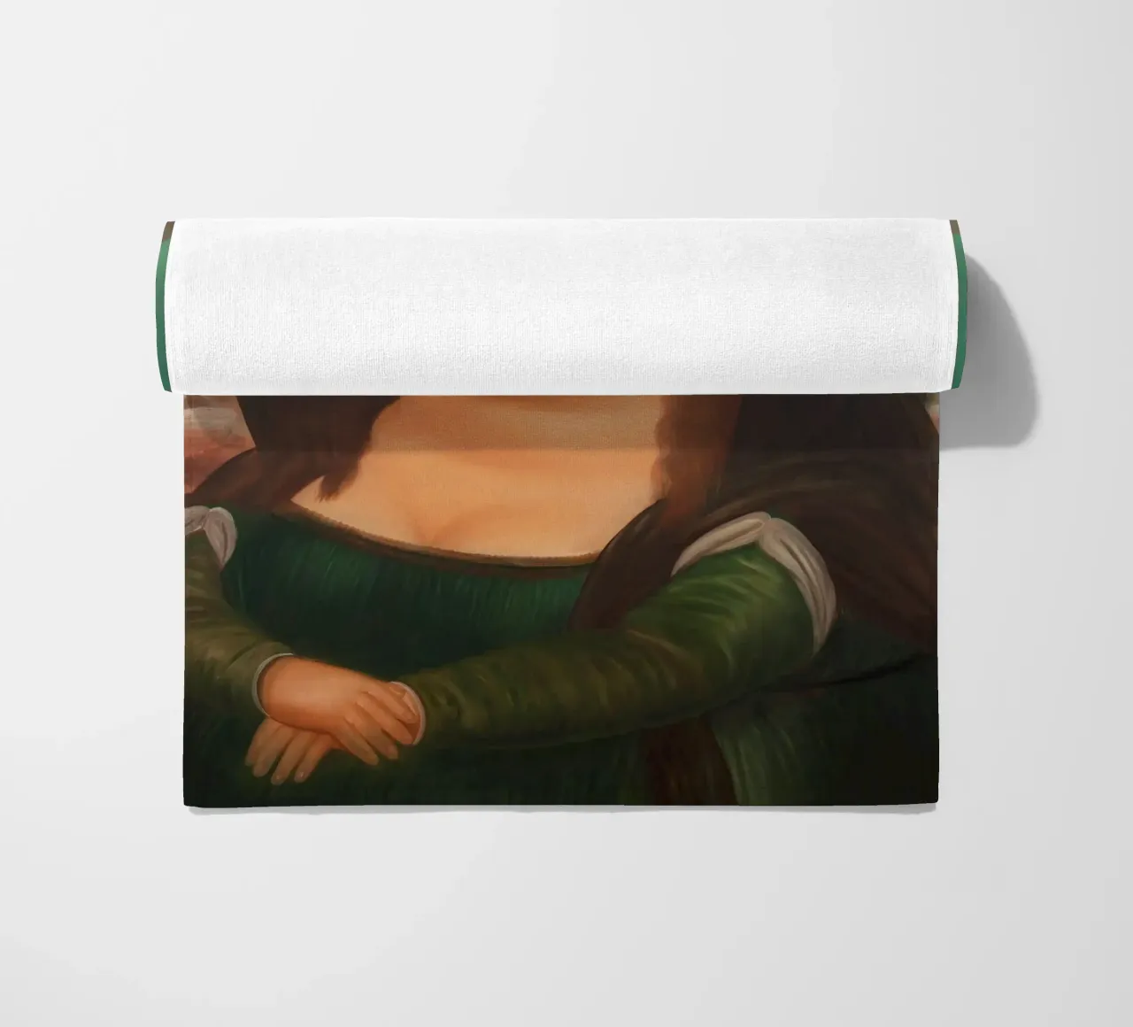 Monna Lisa di Fernando Botero telo mare da Classic Art Prints