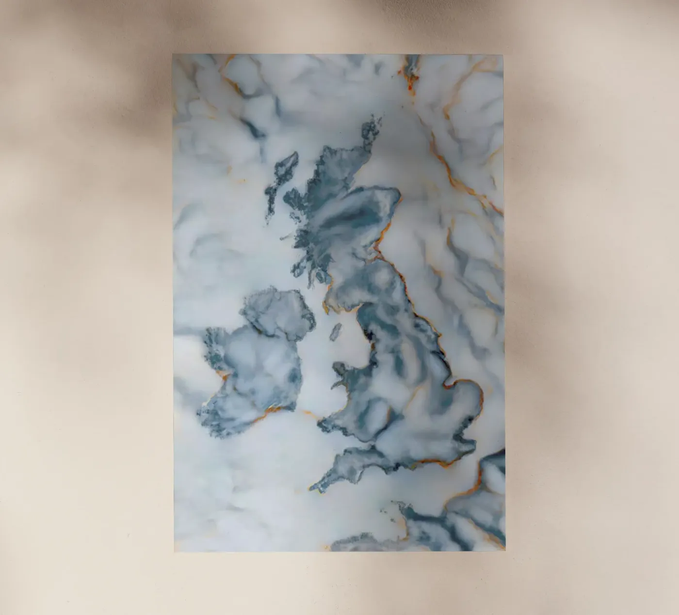 Uk Marble Map pellicola backlit da Octavian