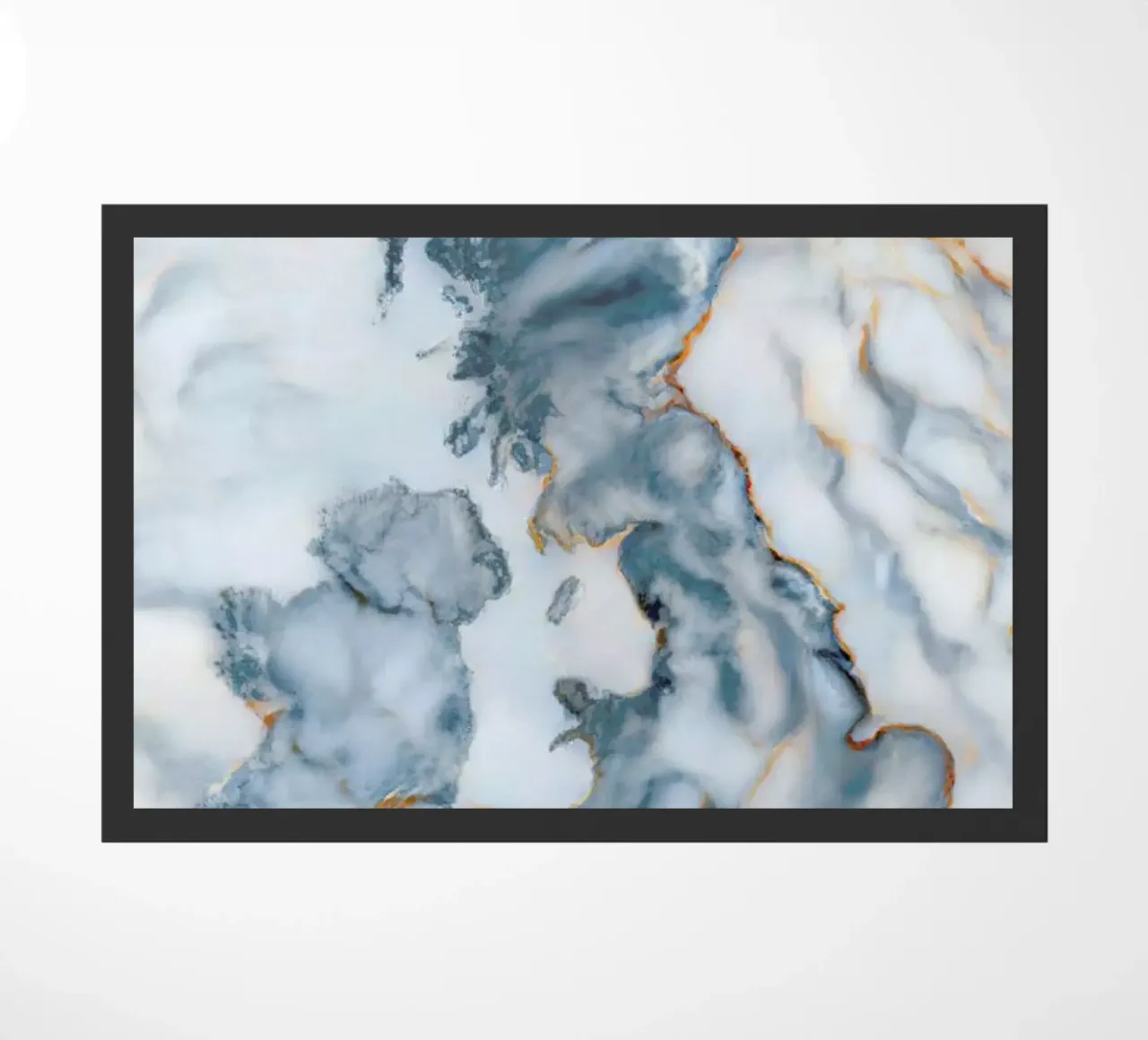 Uk Marble Map deurmat van Octavian