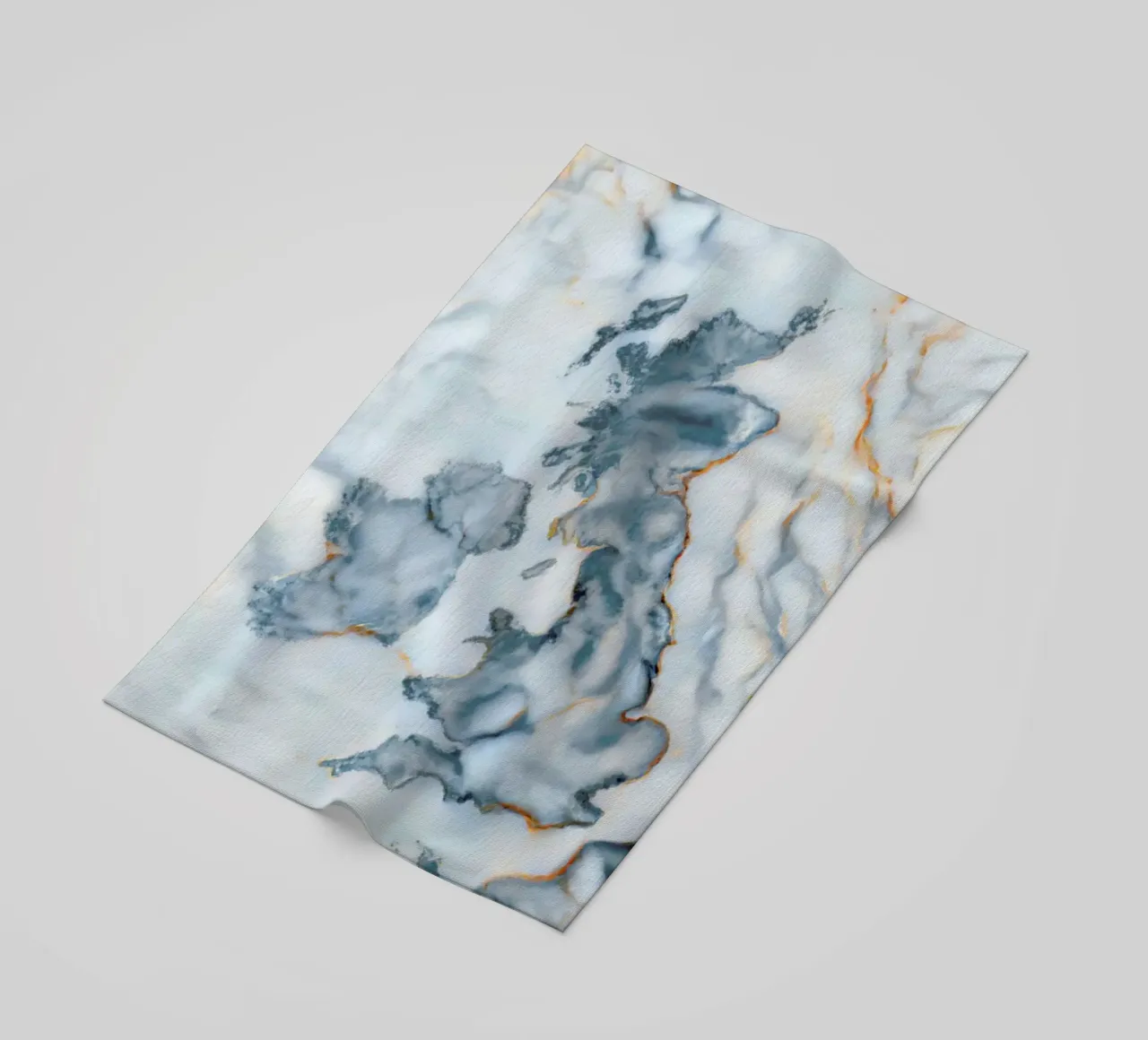 Uk Marble Map telo mare da Octavian
