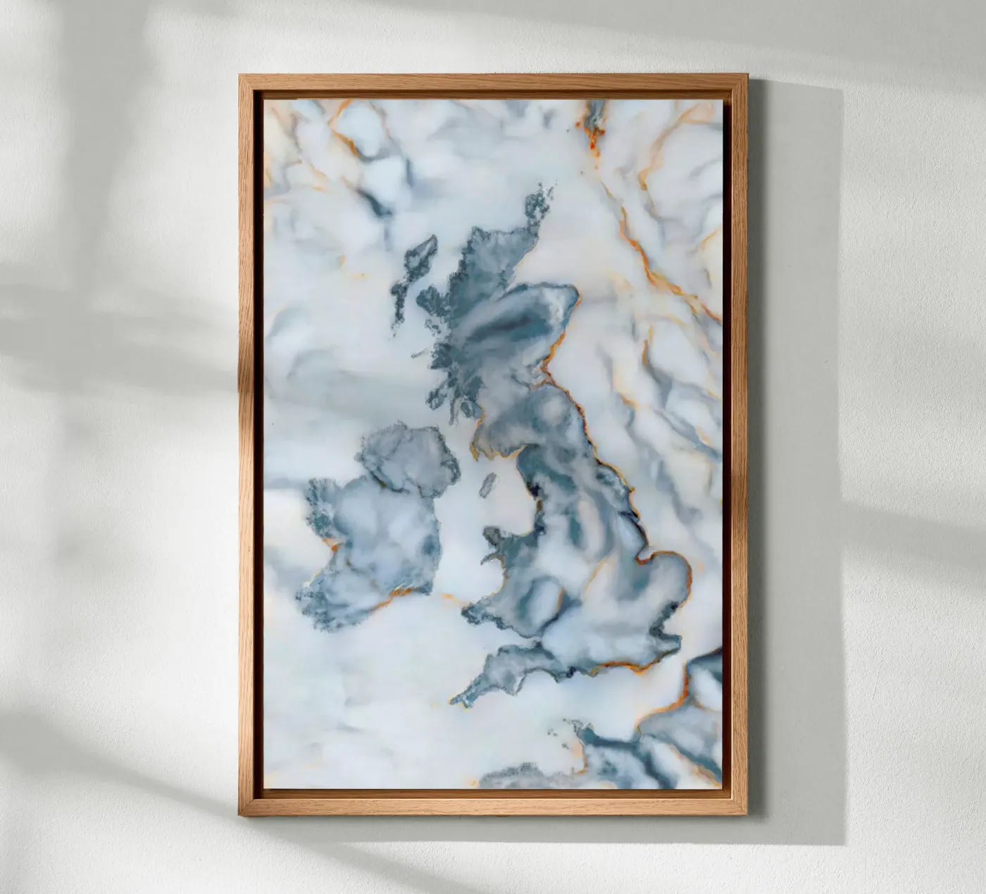 Uk Marble Map tela da Octavian