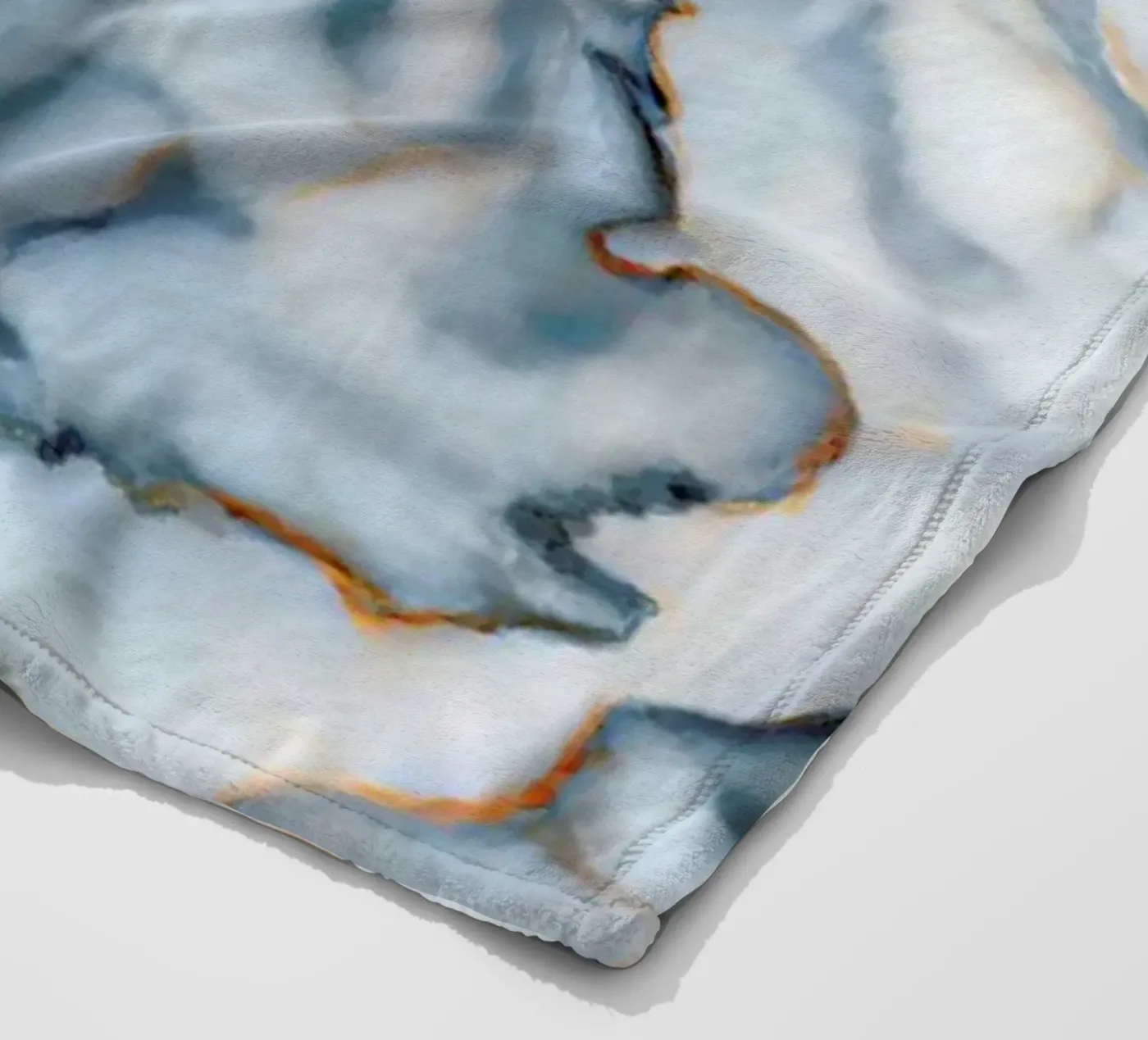 Uk Marble Map Fleecedecke von Octavian