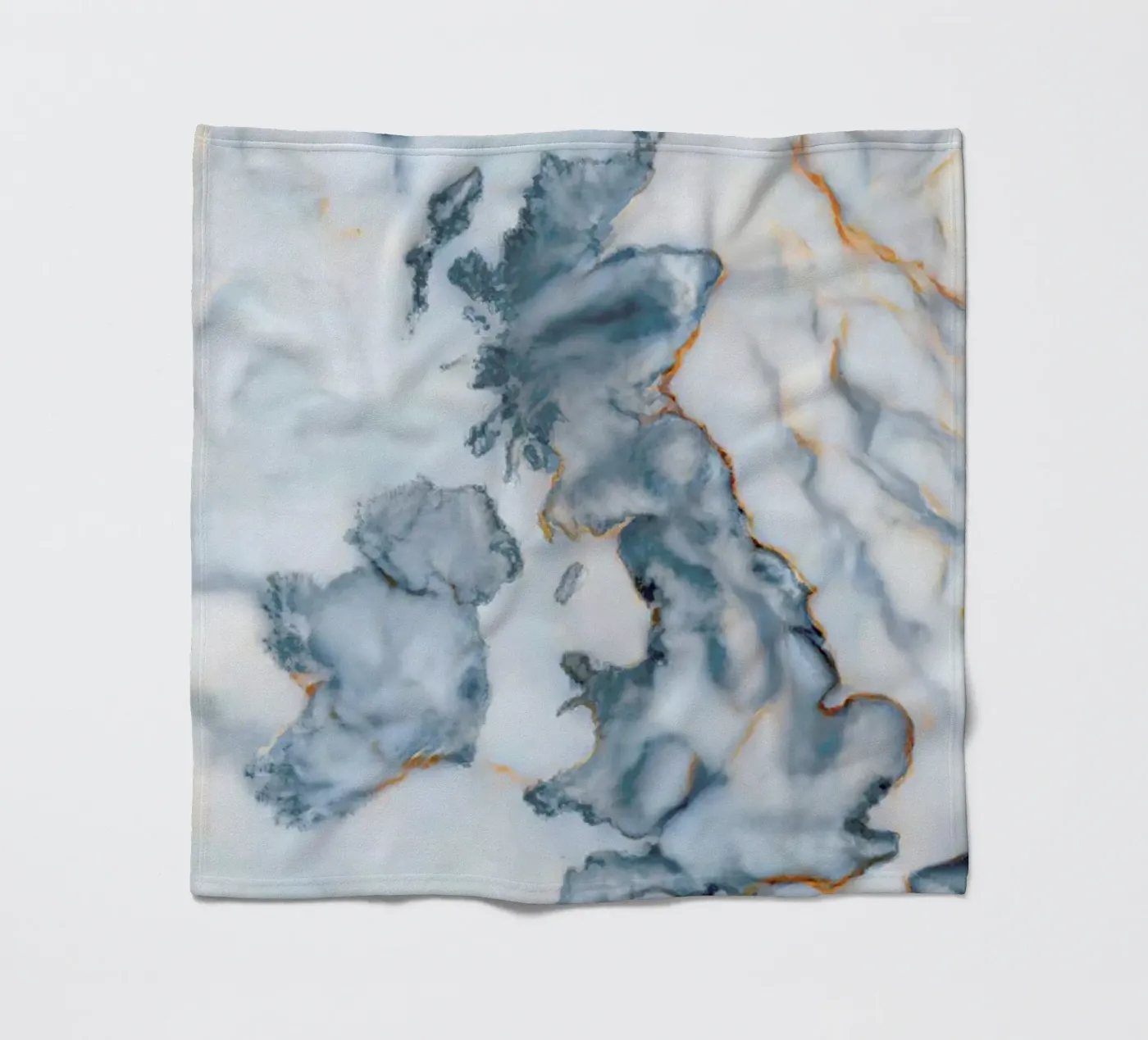 Uk Marble Map Fleecedecke von Octavian