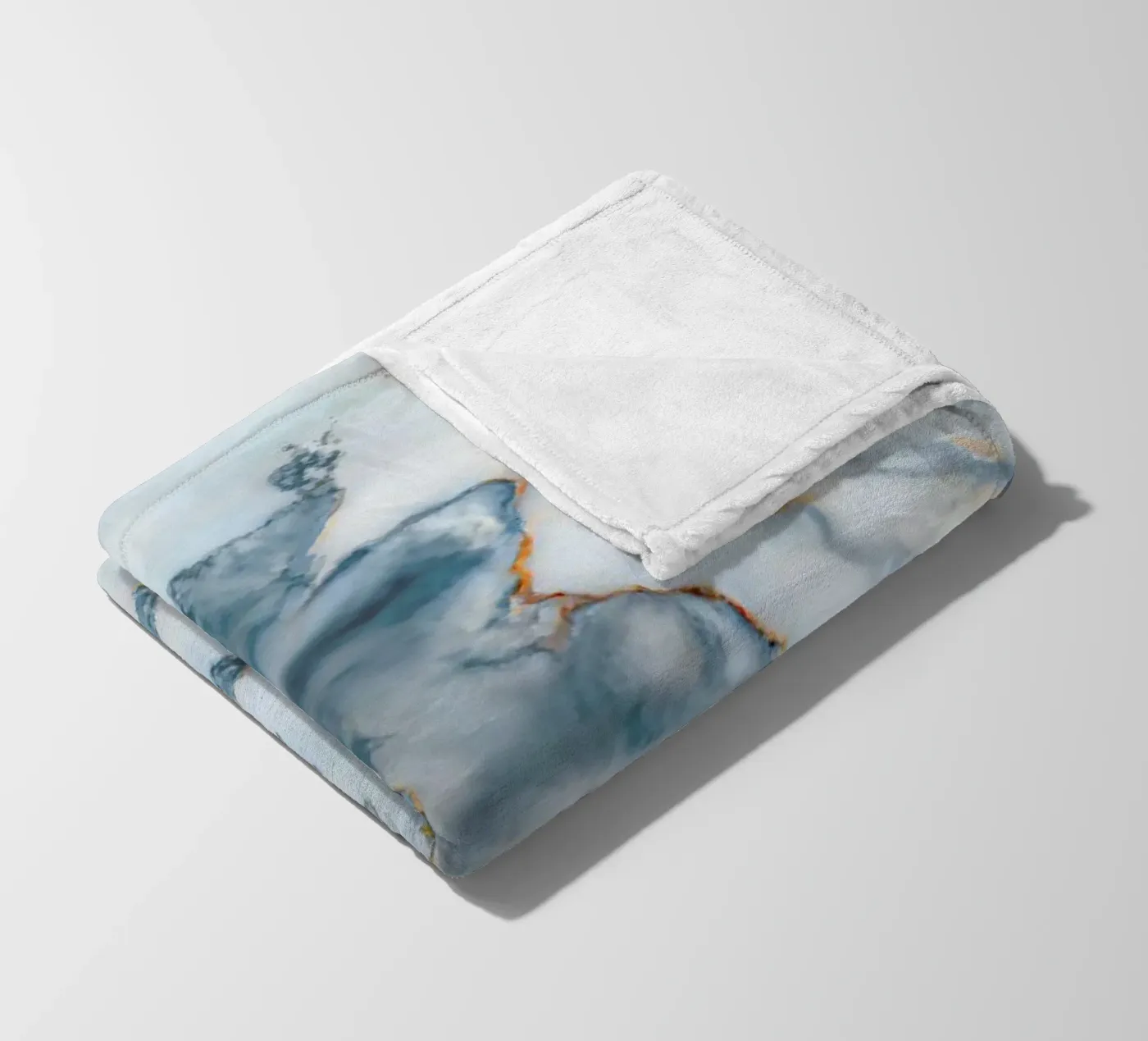 Uk Marble Map Fleecedecke von Octavian