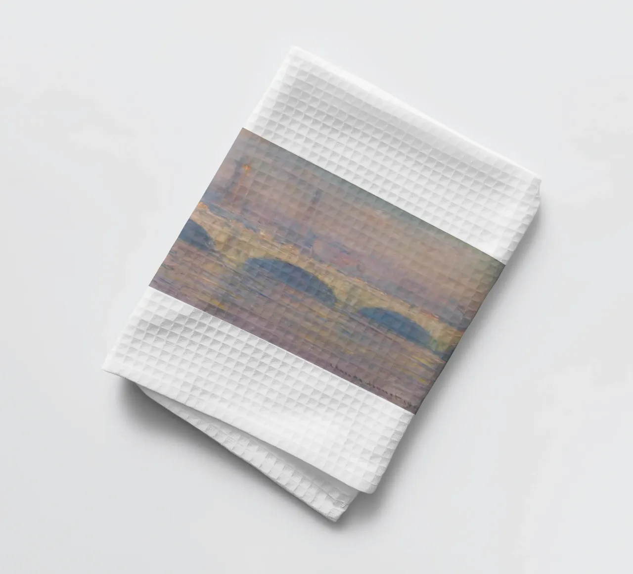 vue de la rivière thames avec un épais brouillard torchon de SMG Store