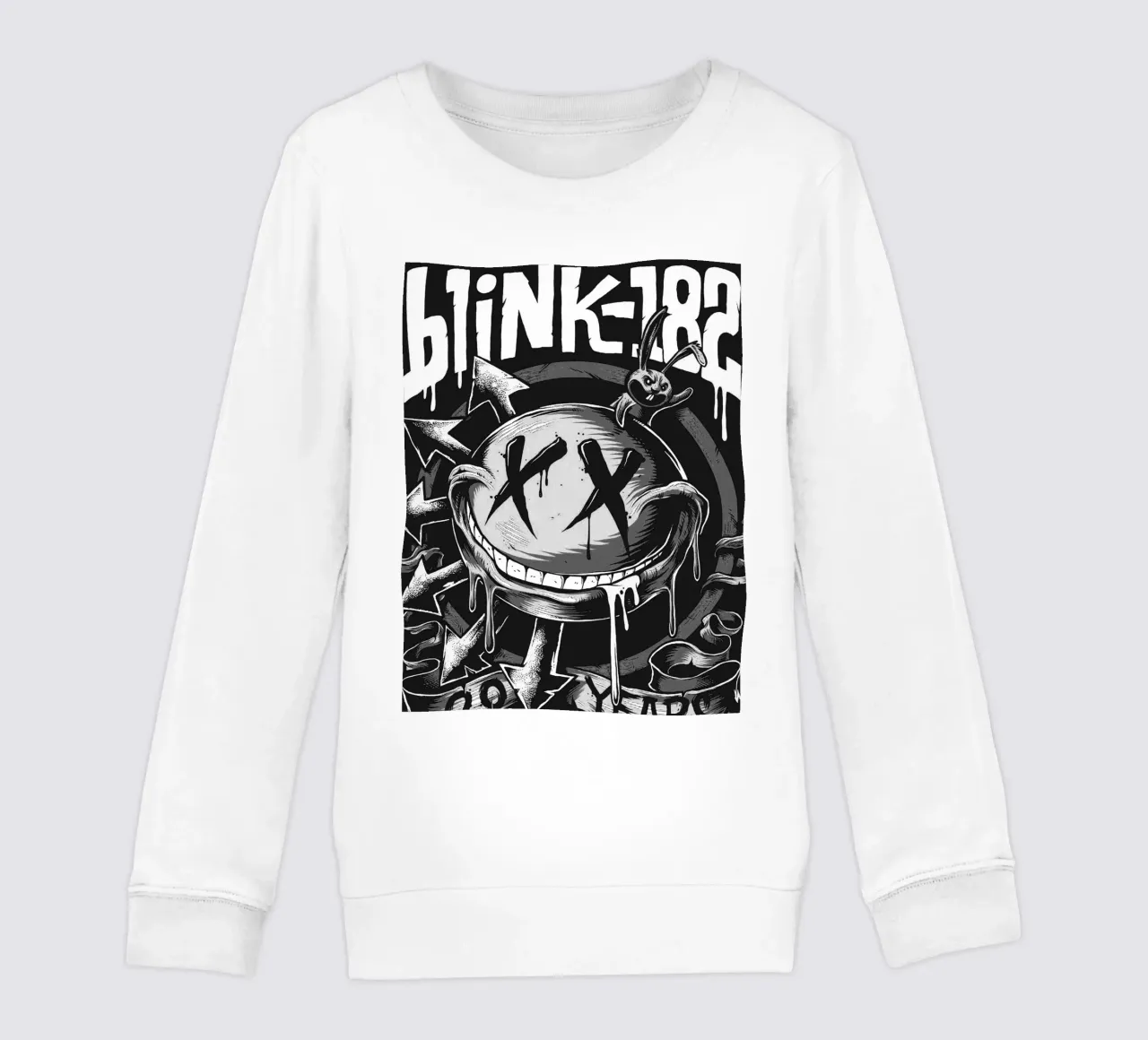 Blink-182 band art felpa bambino da vanhesling