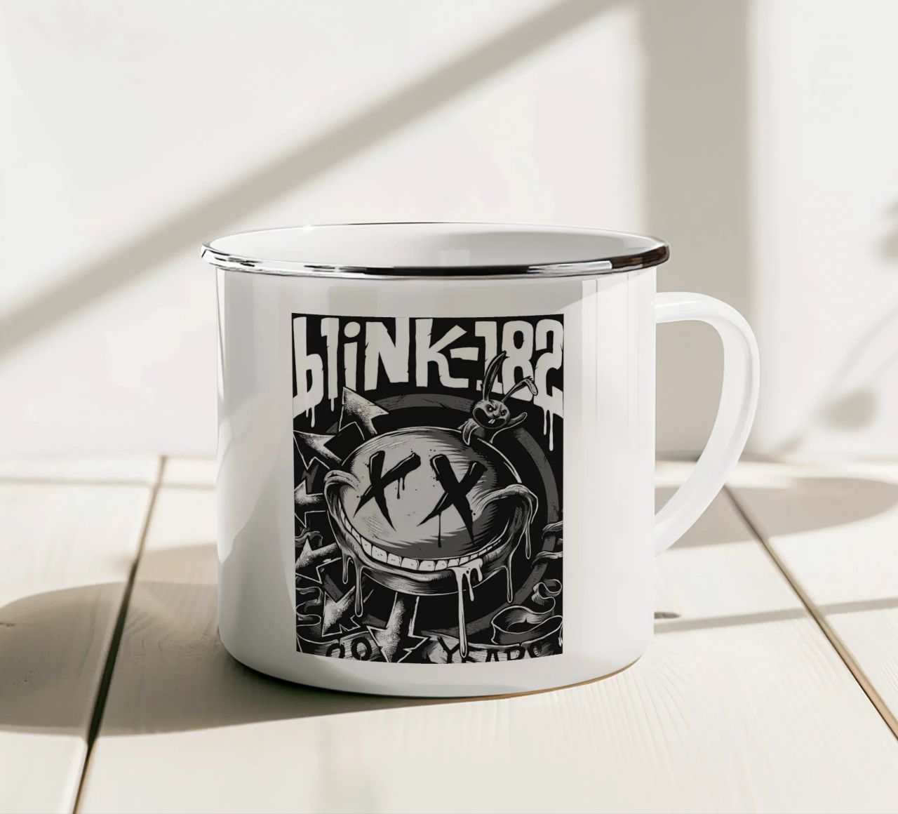 Blink-182 band art tazza in smalto da vanhesling