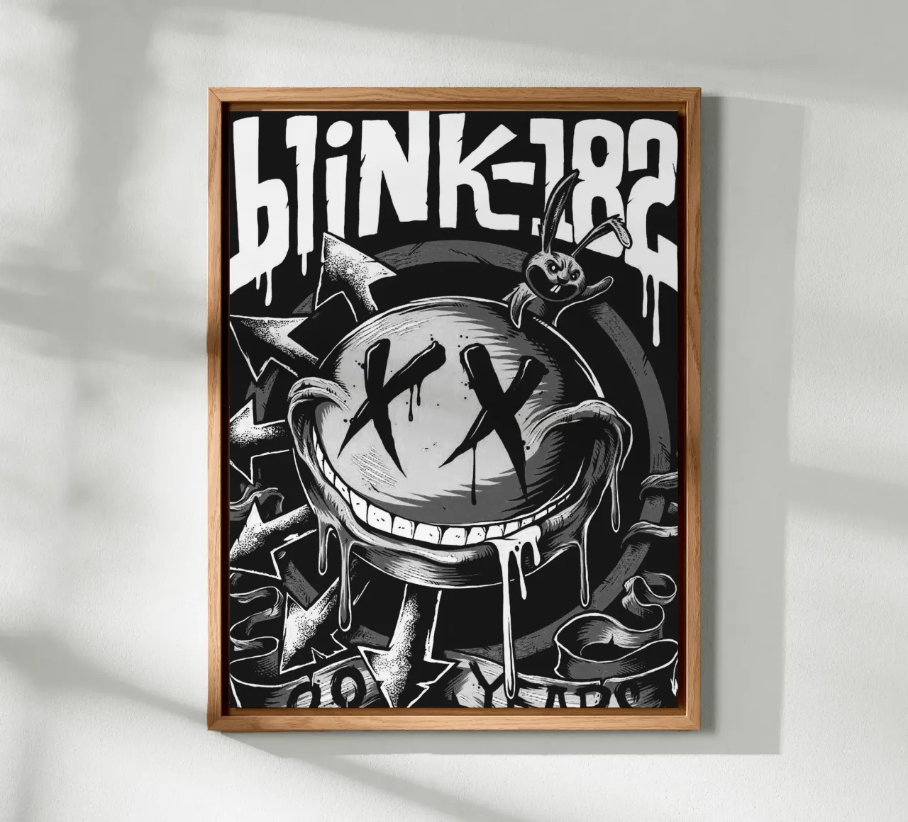 Blink-182 band art alluminio dibond da vanhesling