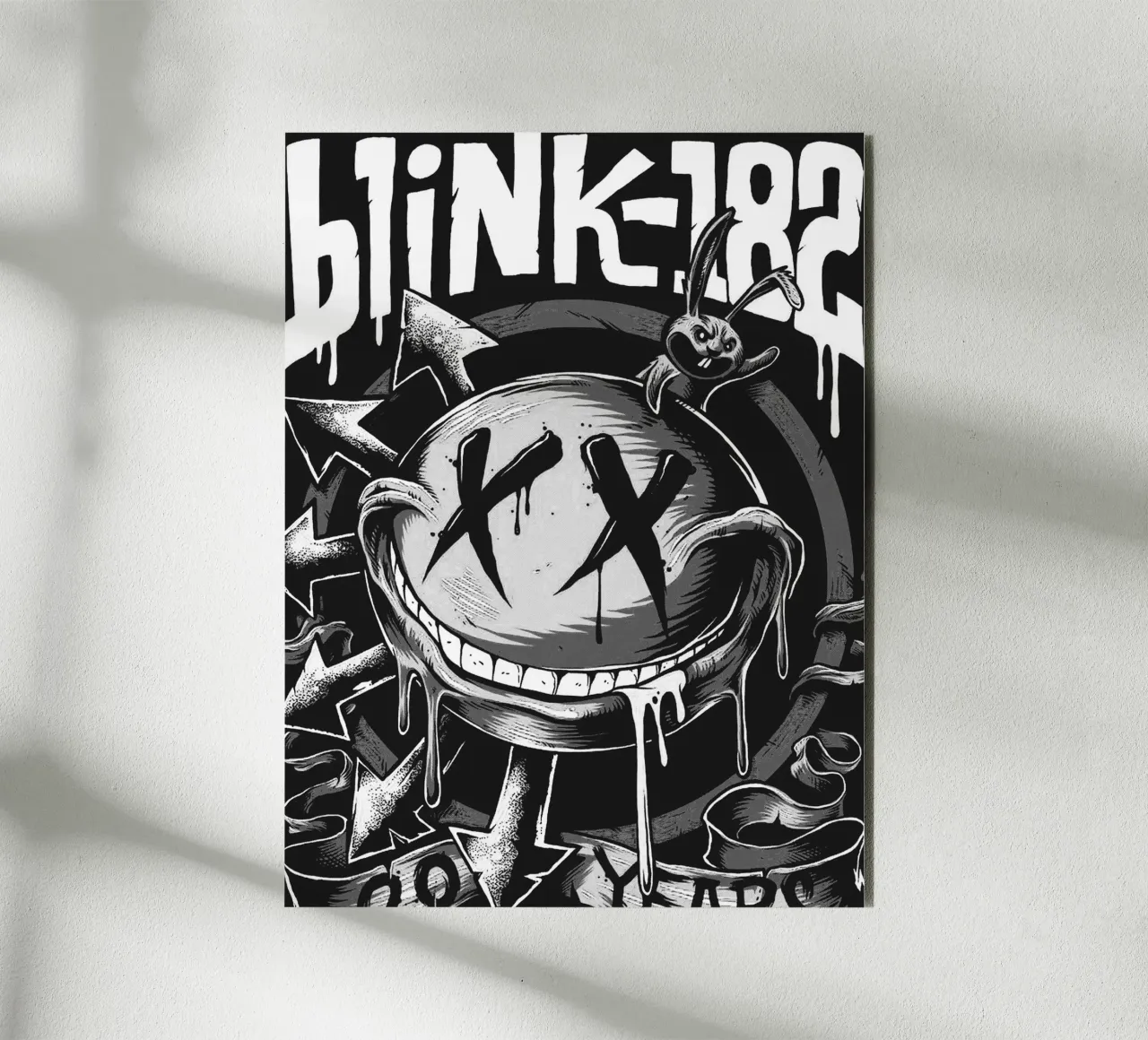 Blink-182 band art alluminio dibond da vanhesling