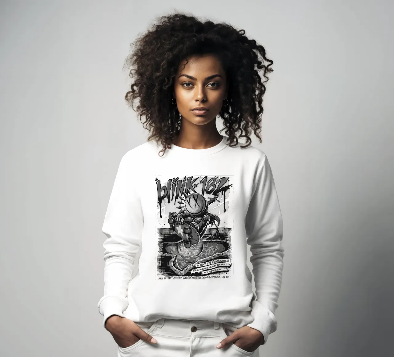 Art du groupe Blink-182 sweat de vanhesling