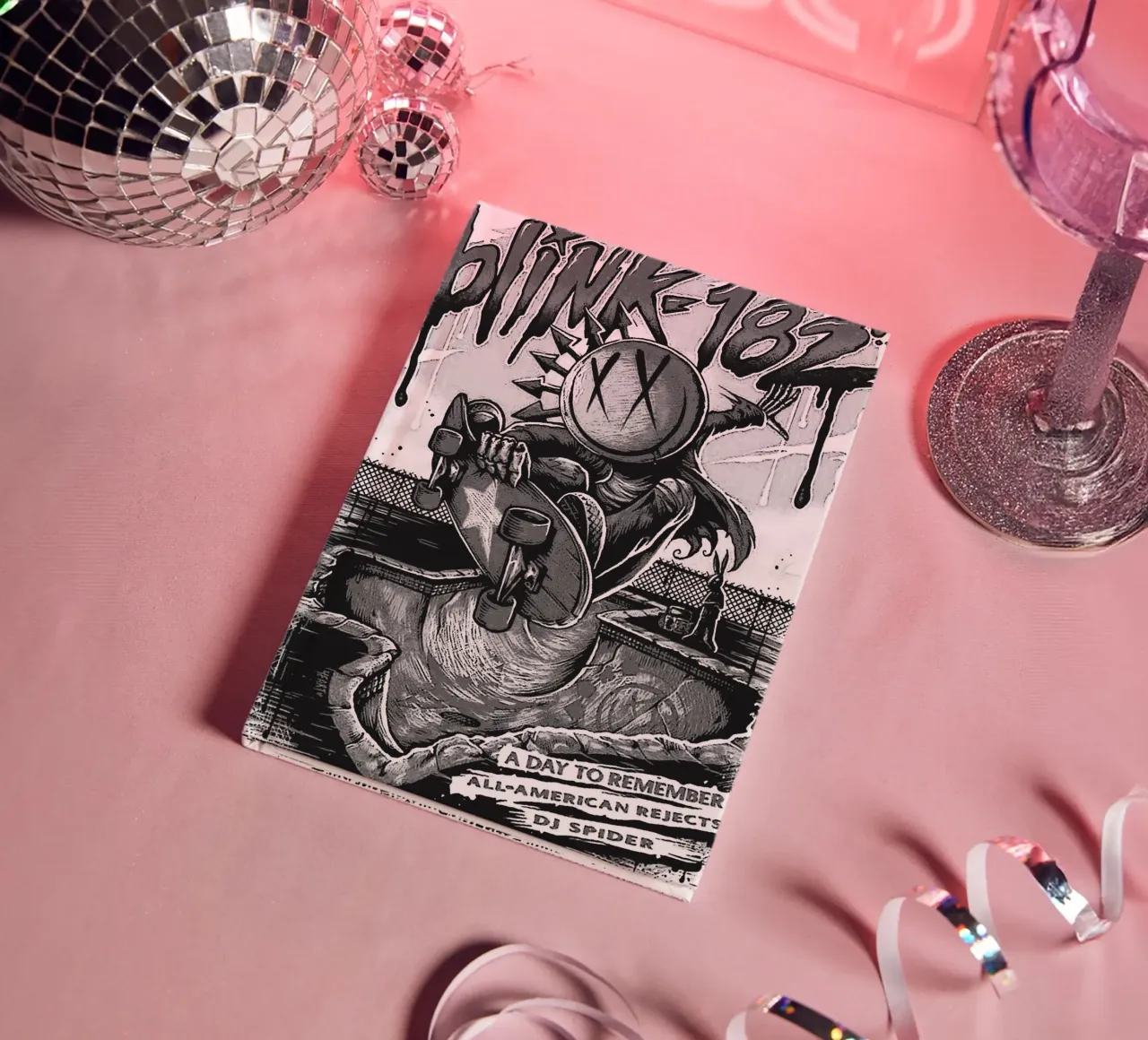 Art du groupe Blink-182 carnet de notes de vanhesling