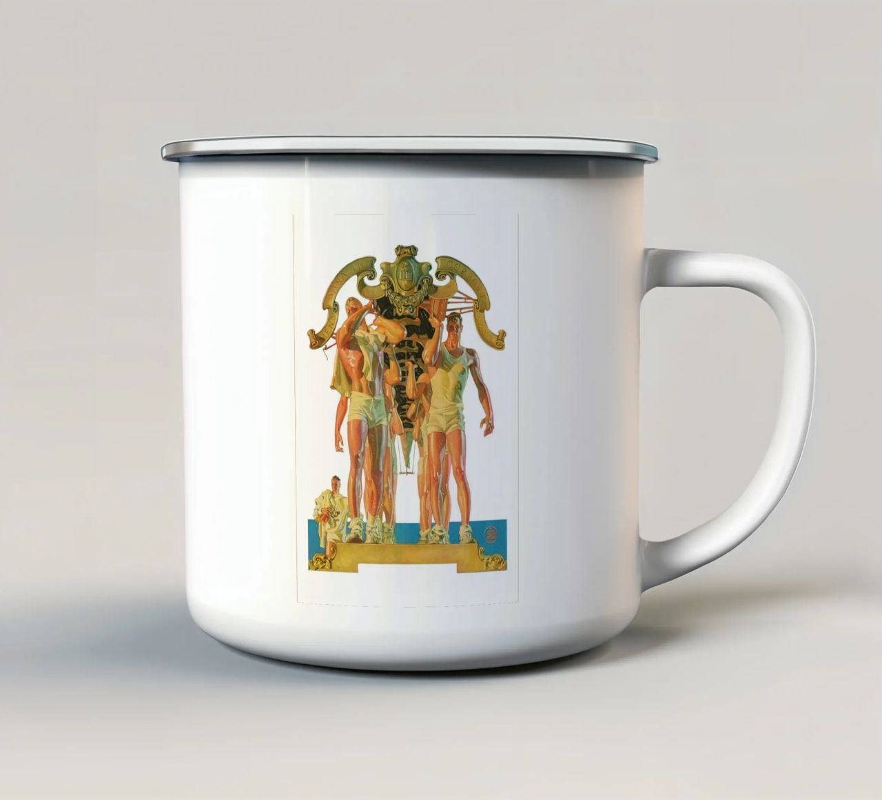 JCL 012 tazza in smalto da JC Leyendecker
