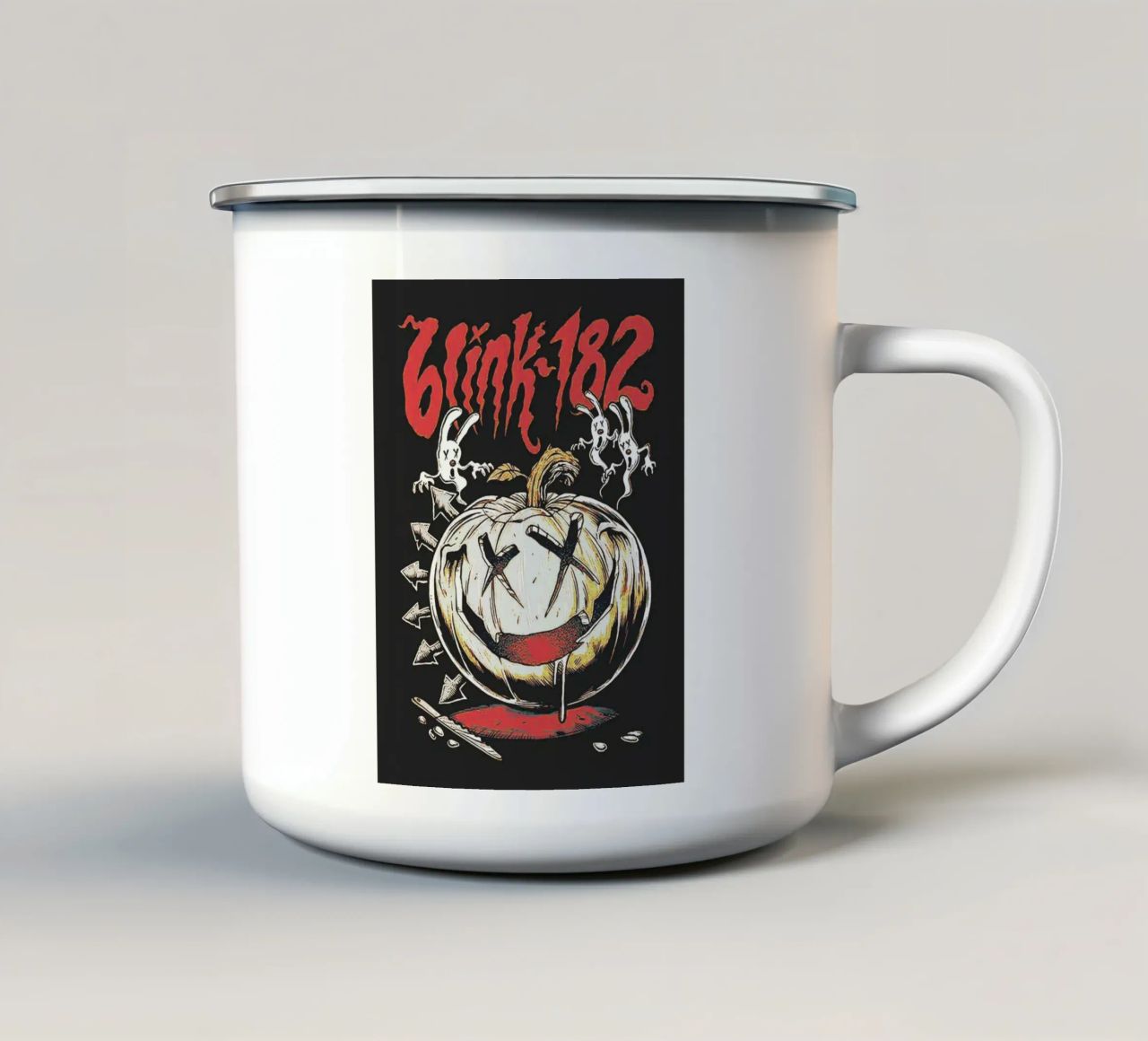 Art du groupe Blink-182 mug en émail de vanhesling