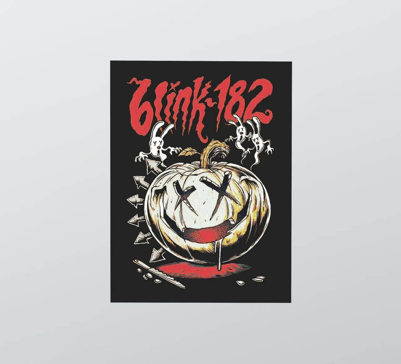 Art du groupe Blink-182 autocollant de vanhesling