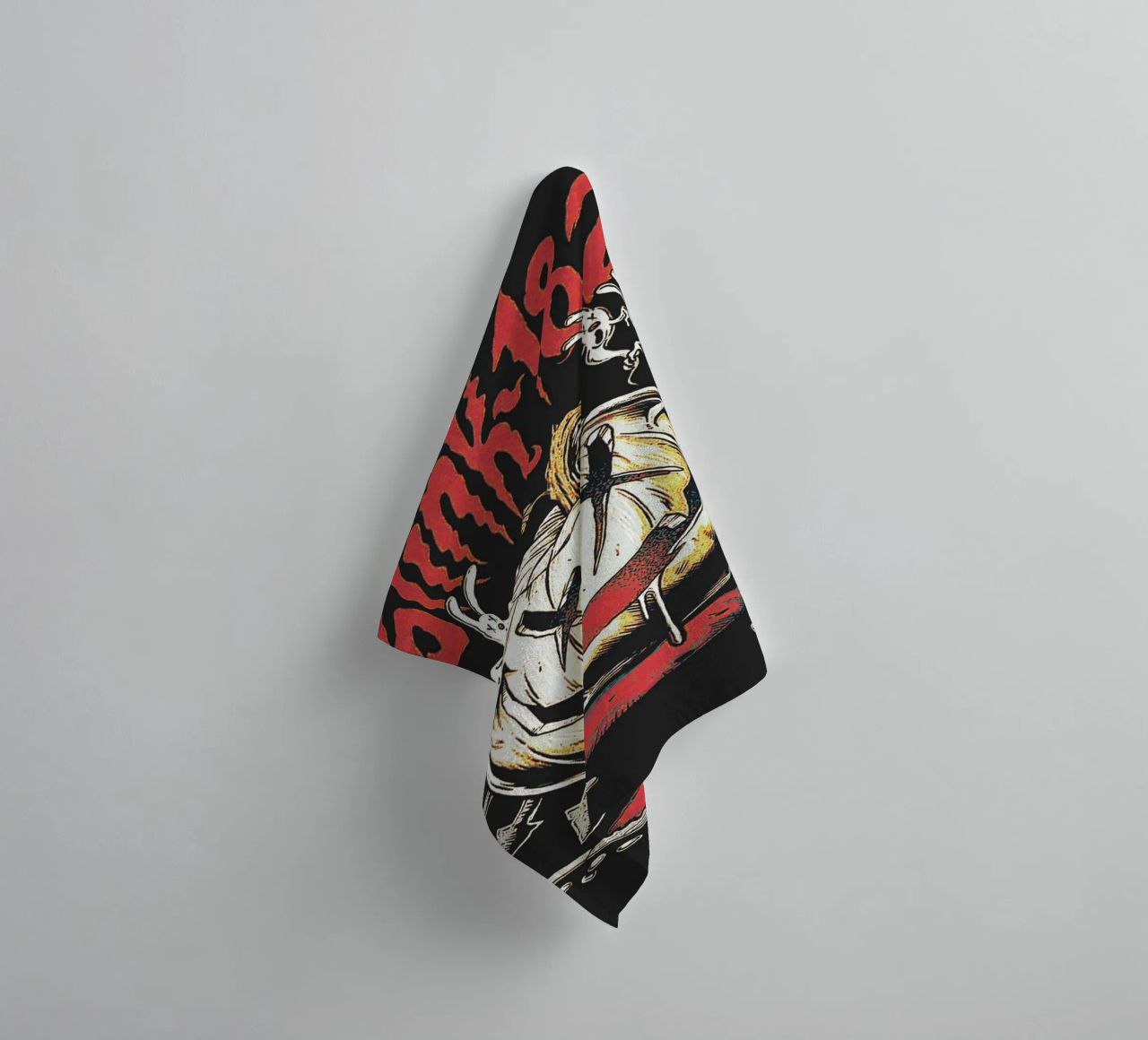 Art du groupe Blink-182 serviette de bain de vanhesling
