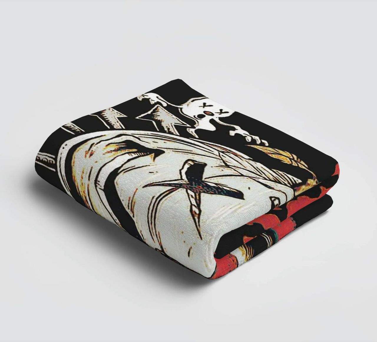 Art du groupe Blink-182 serviette de bain de vanhesling