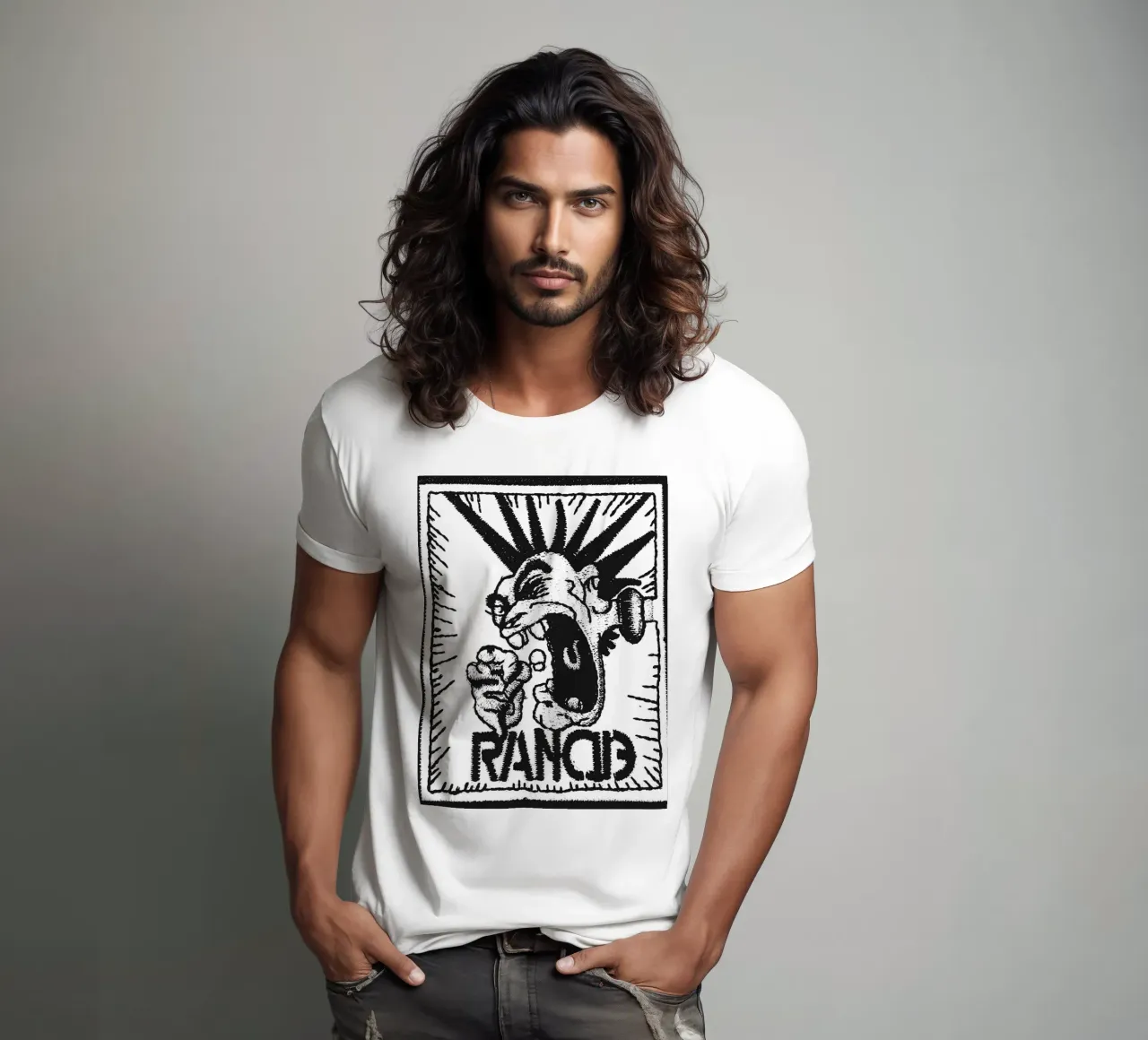 art du groupe rancid t-shirt de vanhesling