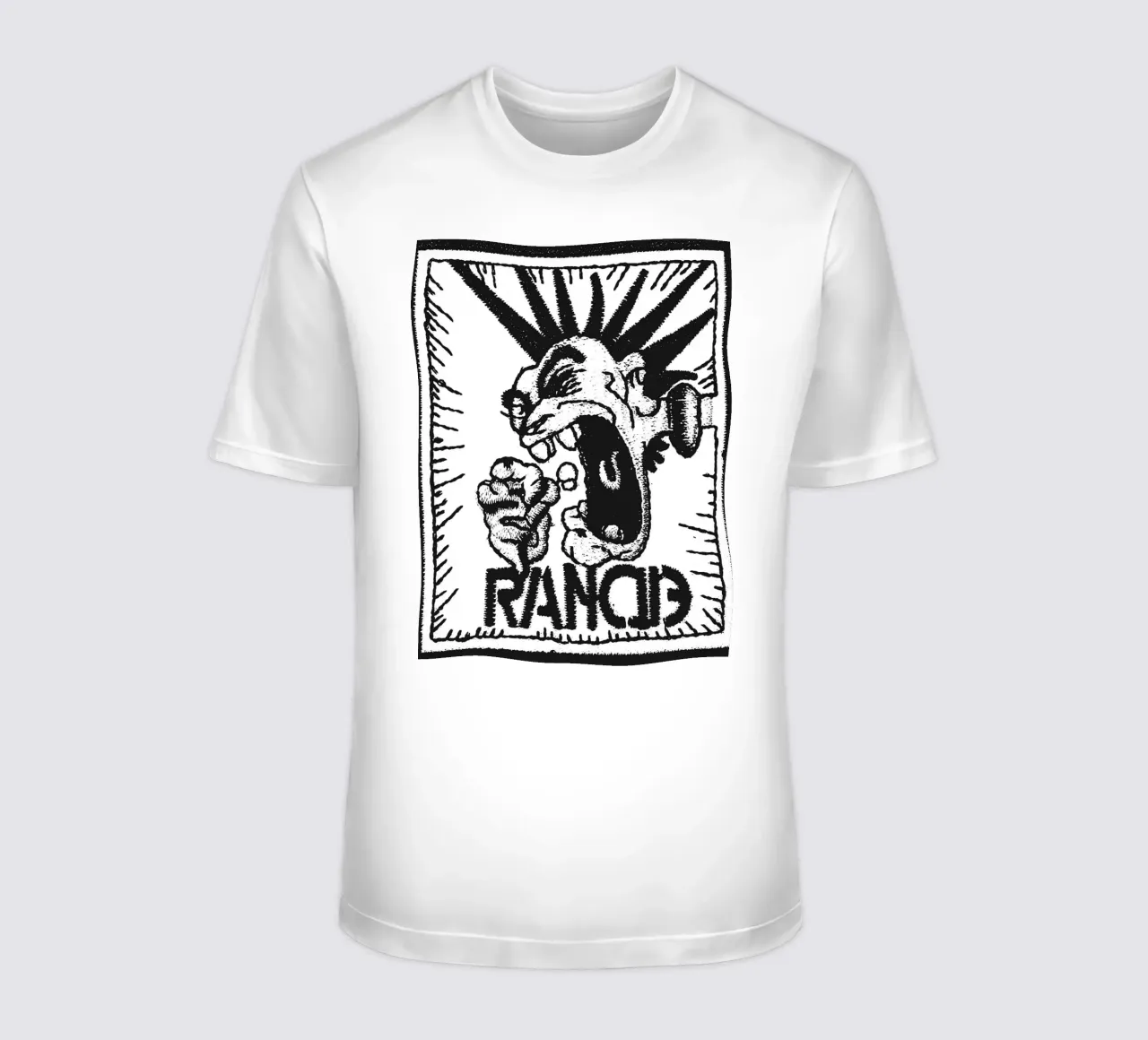 art du groupe rancid t-shirt de vanhesling