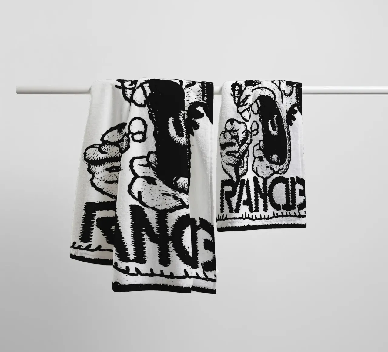 art du groupe rancid serviette de bain de vanhesling