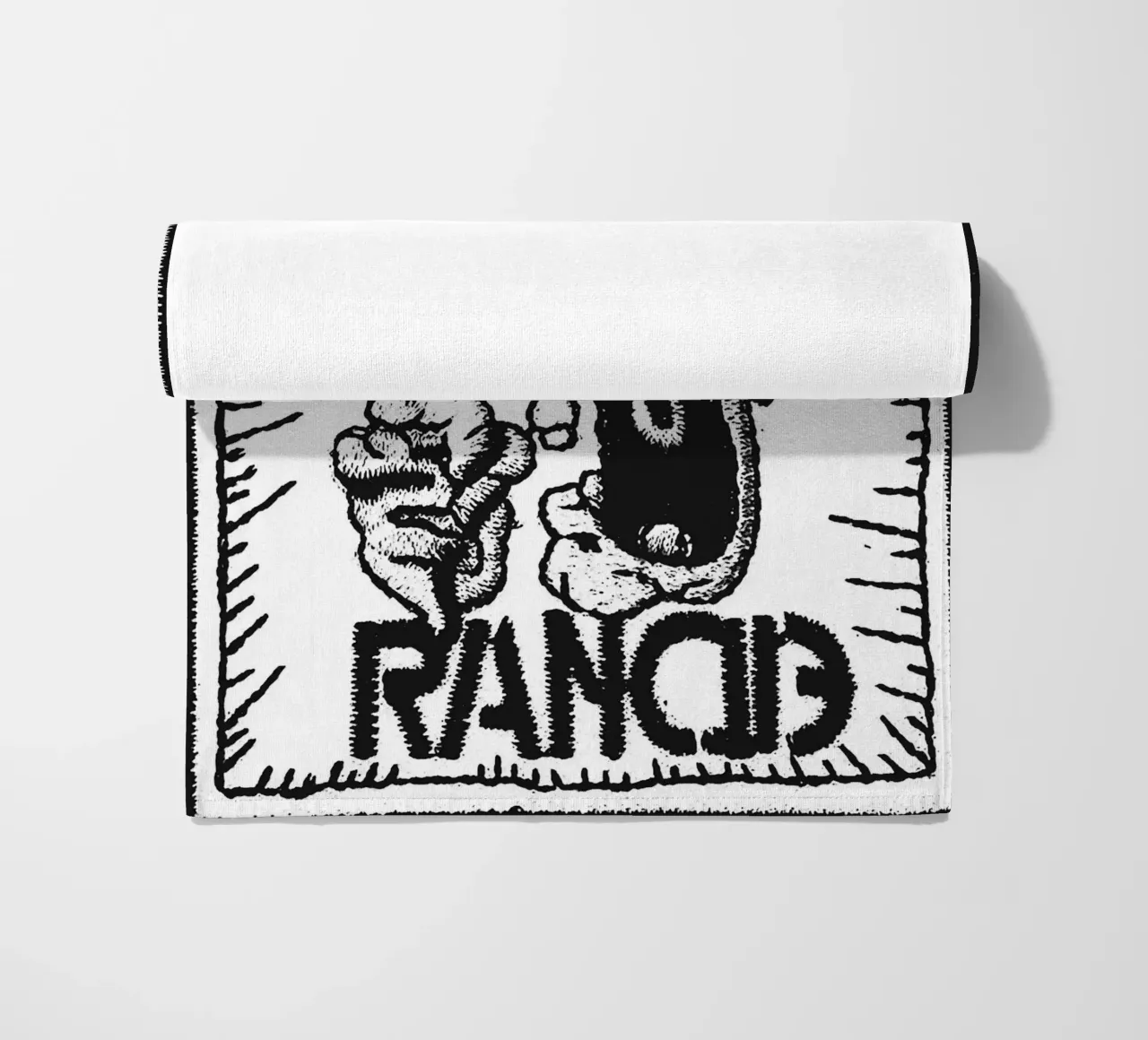 art du groupe rancid serviette de plage de vanhesling