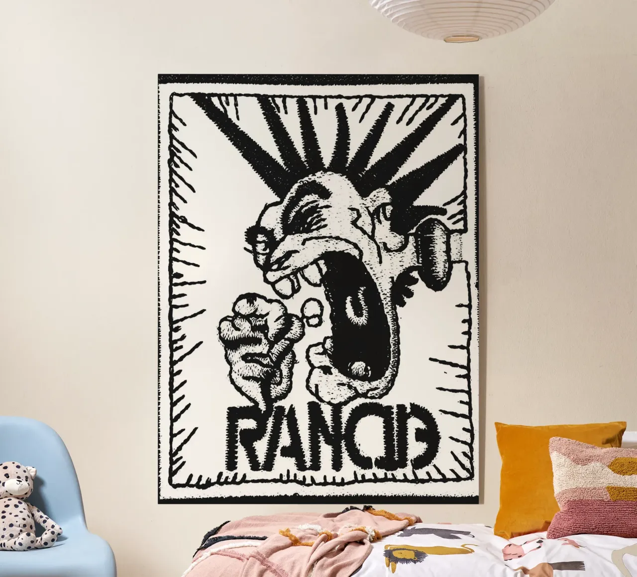 art du groupe rancid plexiglas de vanhesling