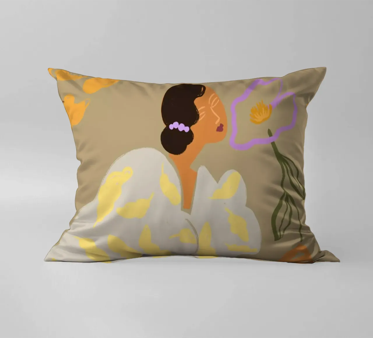 Flourish decorative cushion by Arty Guava