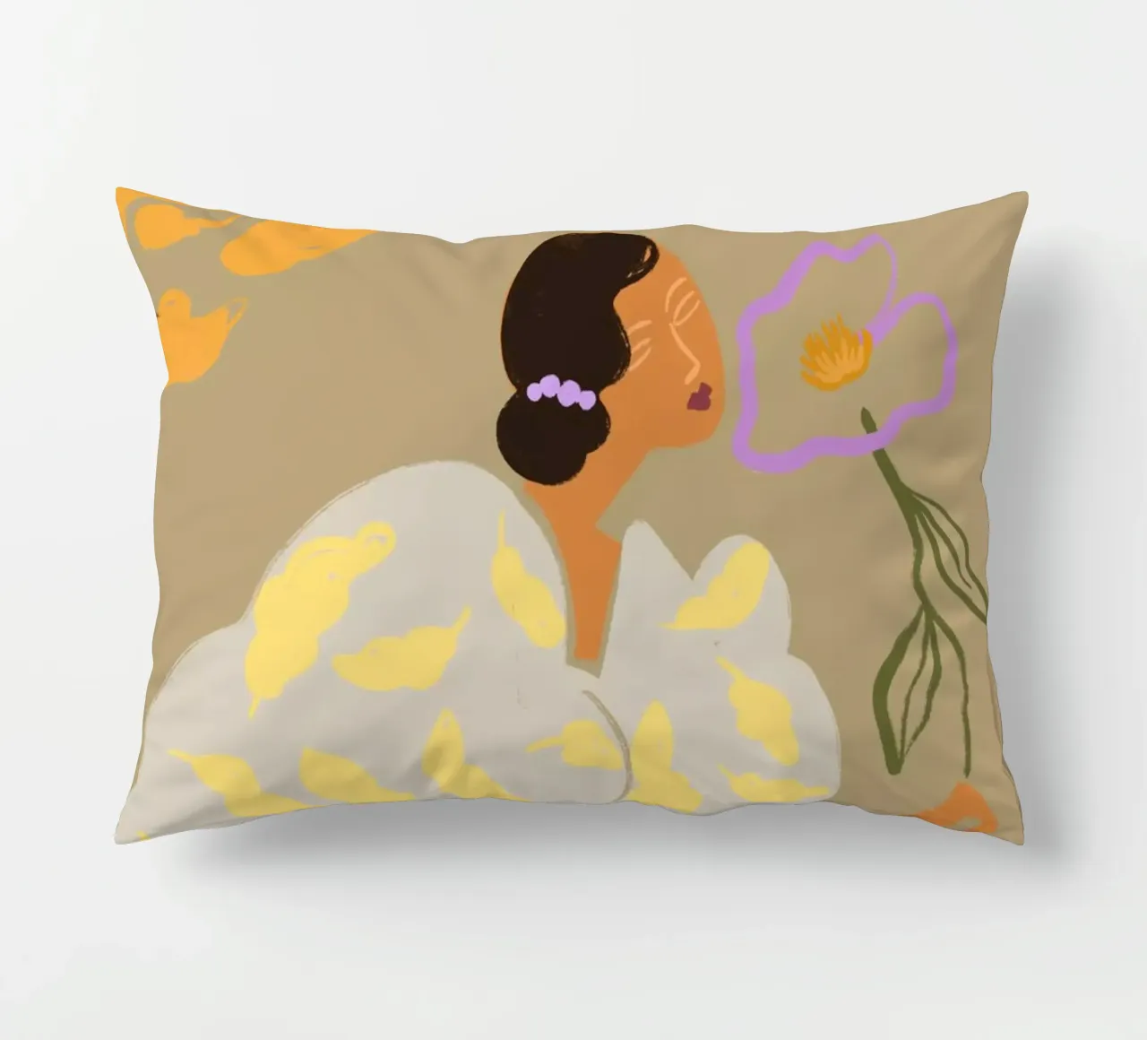 Flourish decorative cushion by Arty Guava