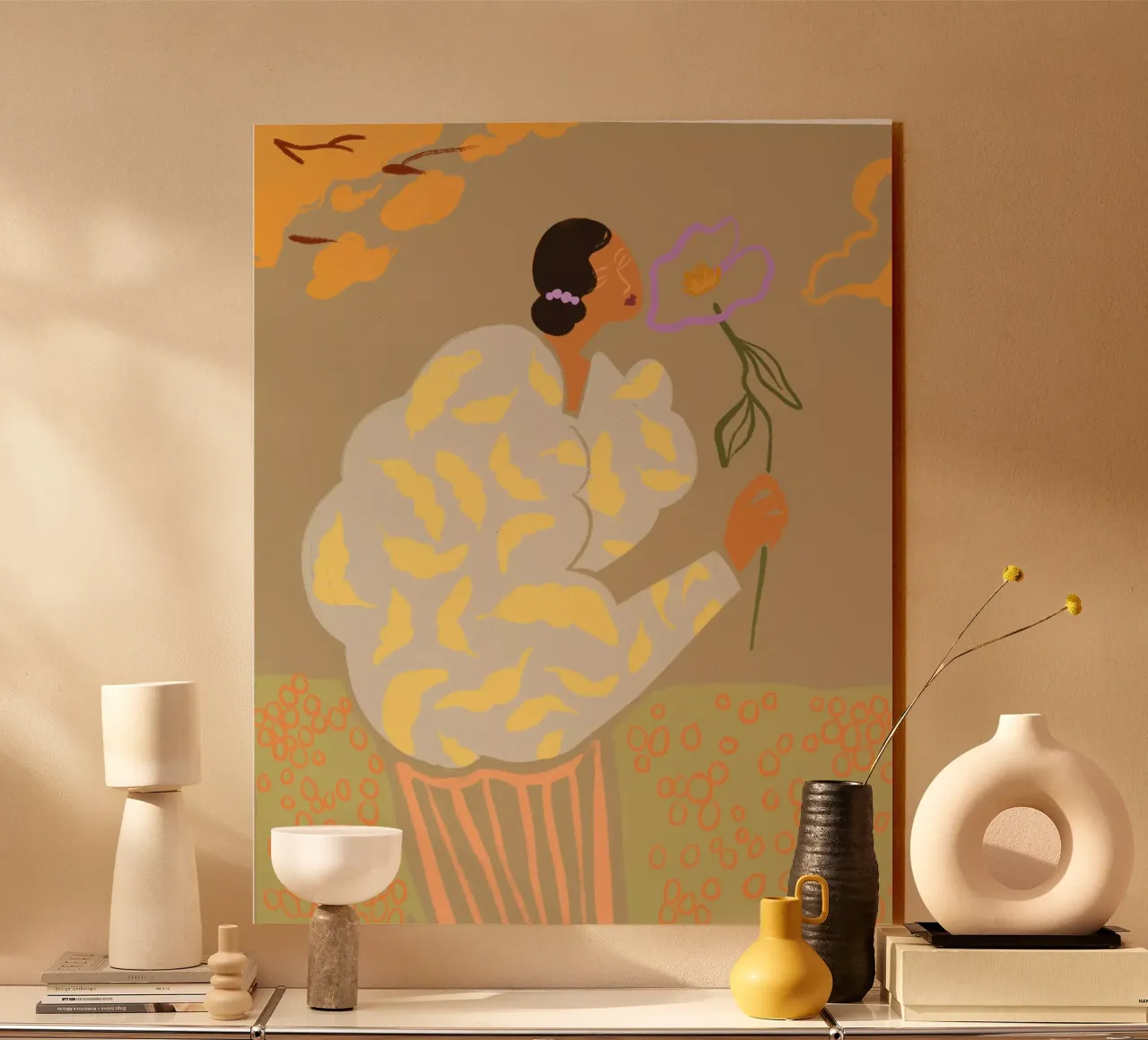Flourish acrylic glass by Arty Guava