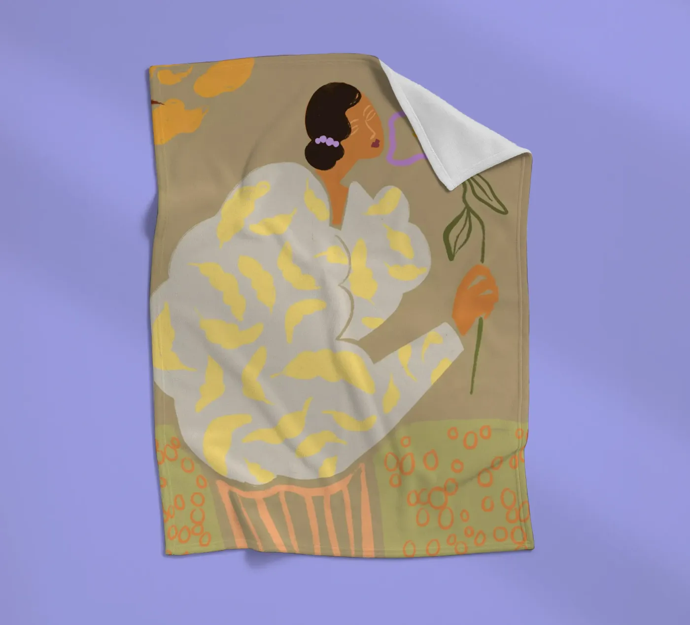 Flourish Fleecedecke von Arty Guava