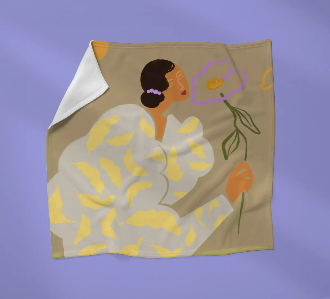 Flourish Fleecedecke von Arty Guava