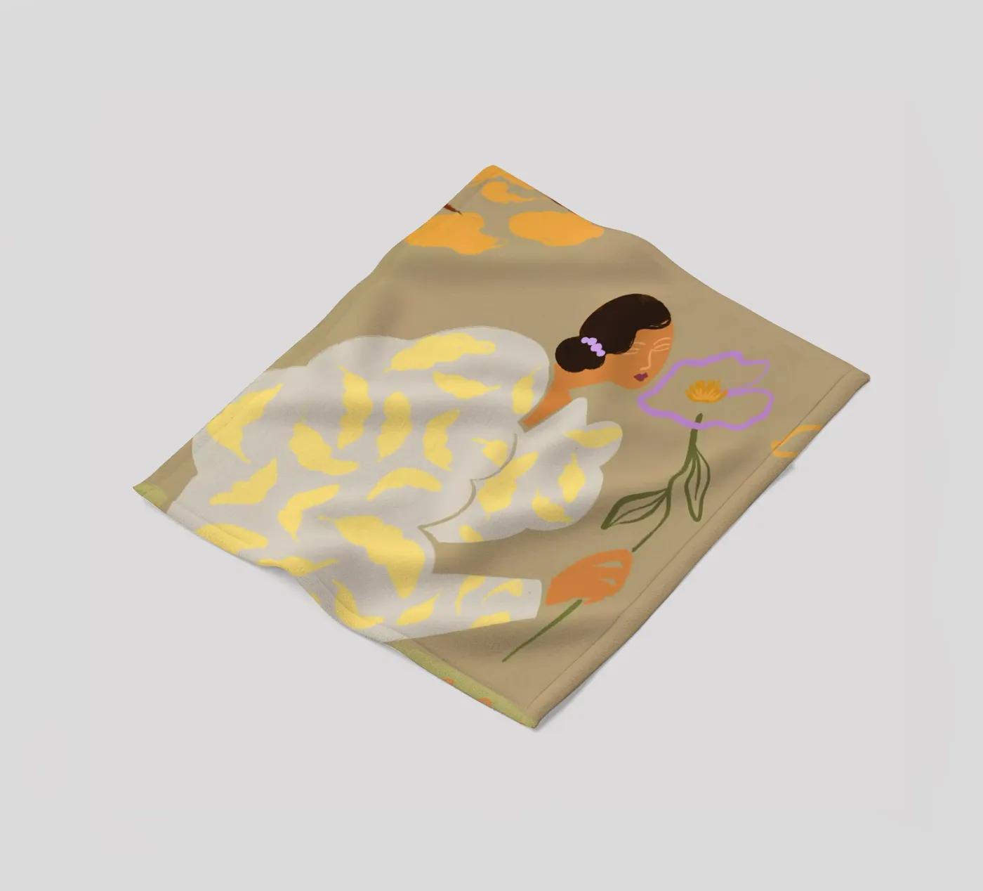 Flourish Fleecedecke von Arty Guava
