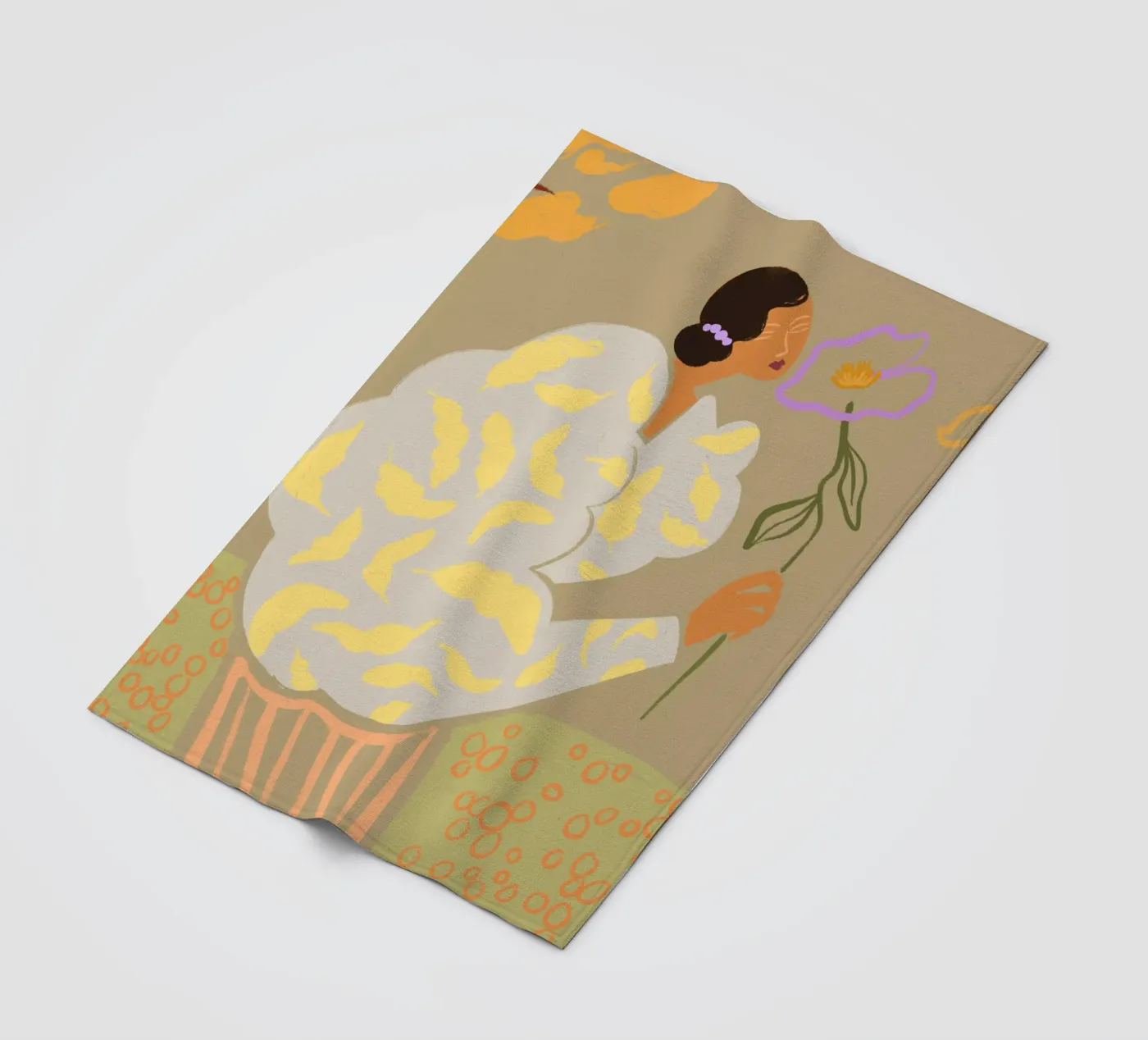 Flourish Fleecedecke von Arty Guava