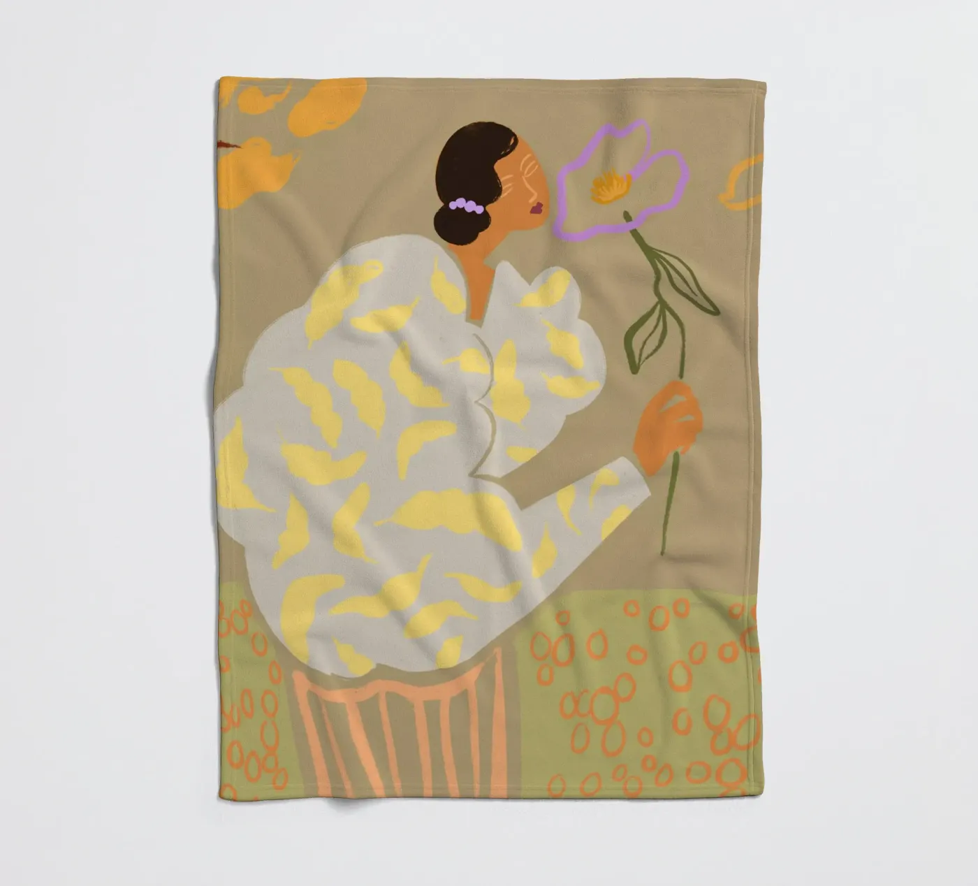 Flourish Fleecedecke von Arty Guava