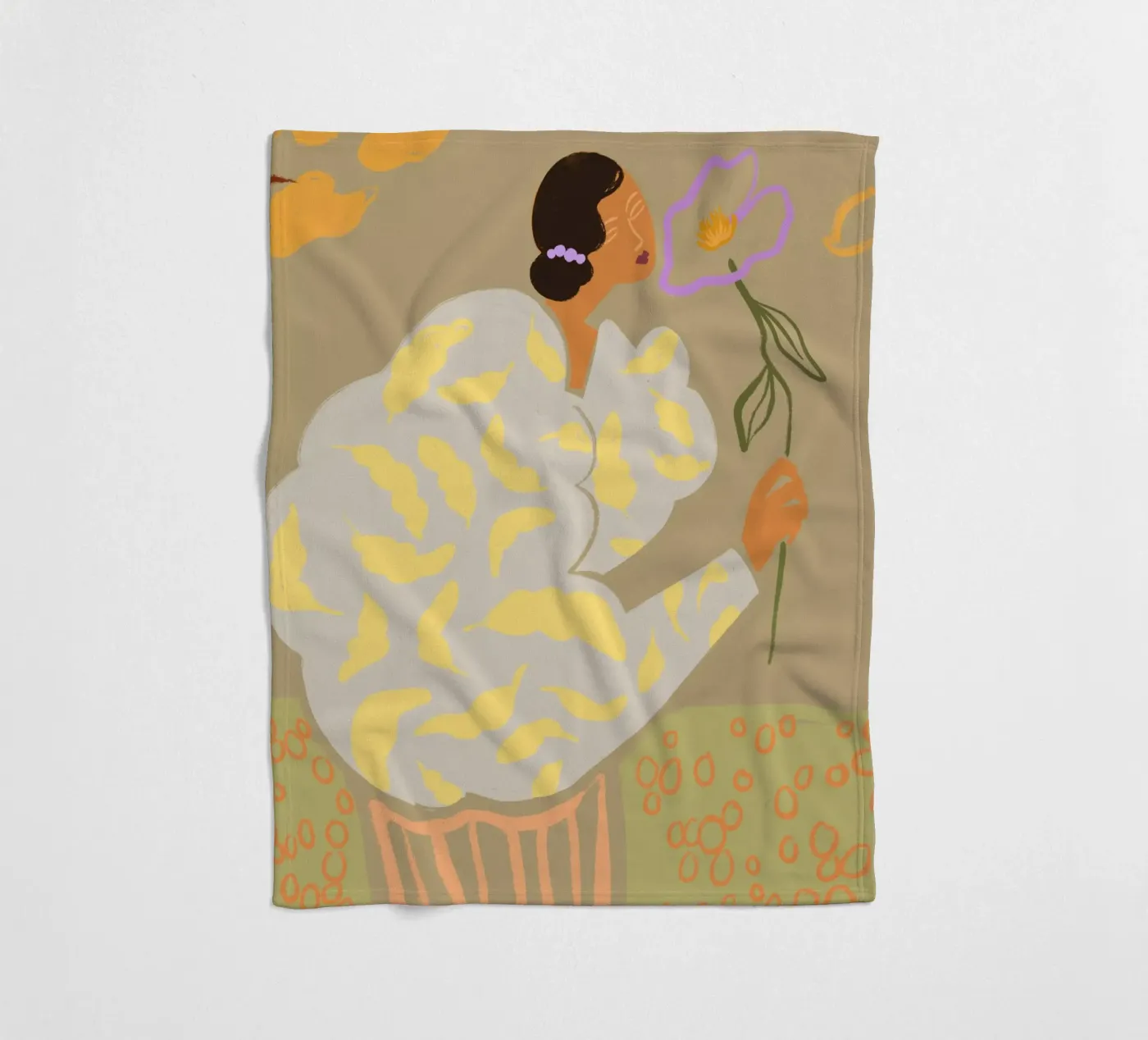 Flourish Fleecedecke von Arty Guava