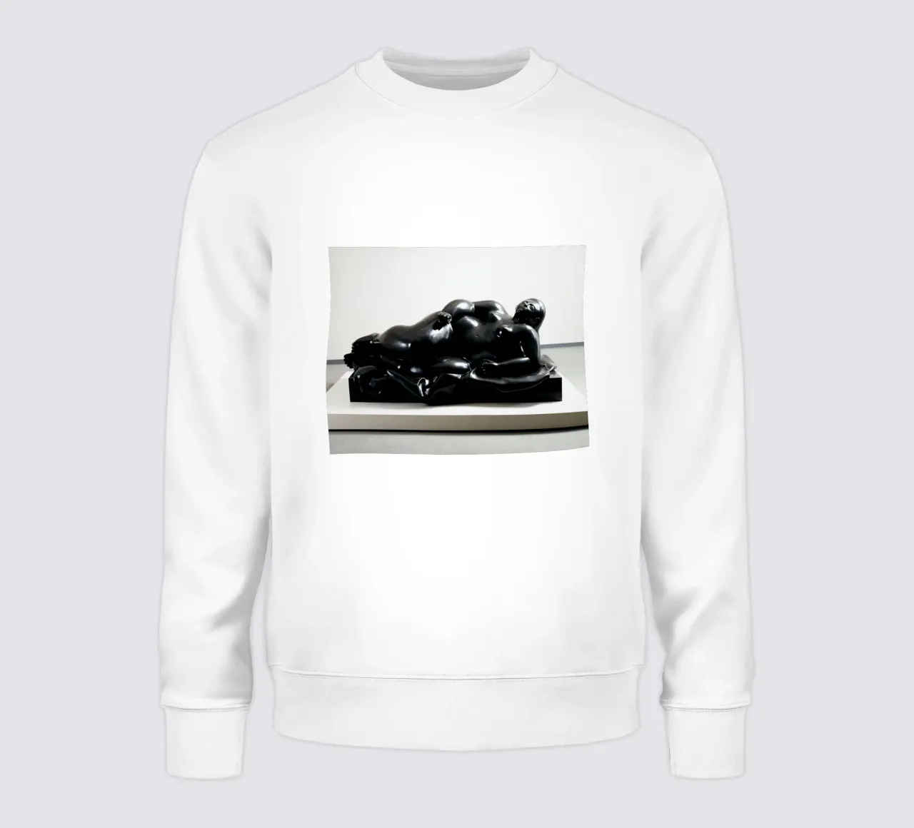 "Figura recostada" de Fernando Botero sudadera de Classic Art Prints
