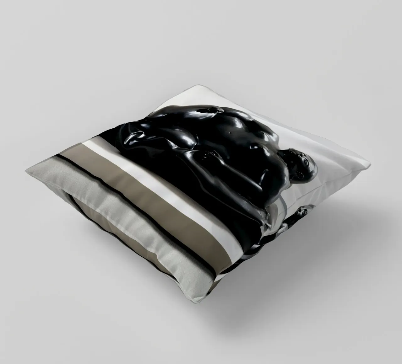 "Figura reclinata" di Fernando Botero cuscino da Classic Art Prints